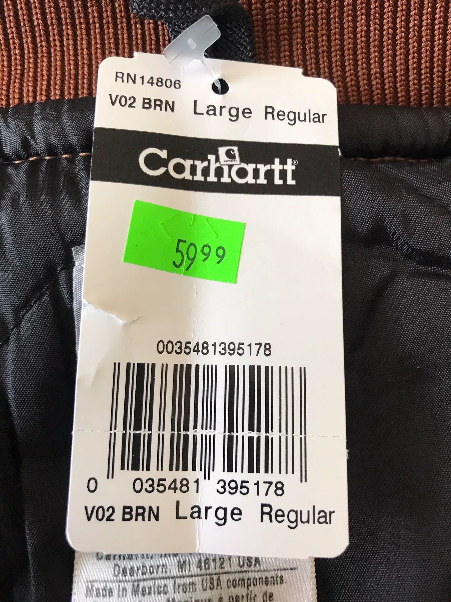 Carhartt Carhartt V02 Brown Washed Canvas Vest Size US L / EU 52-54 / 3 - 8 Thumbnail