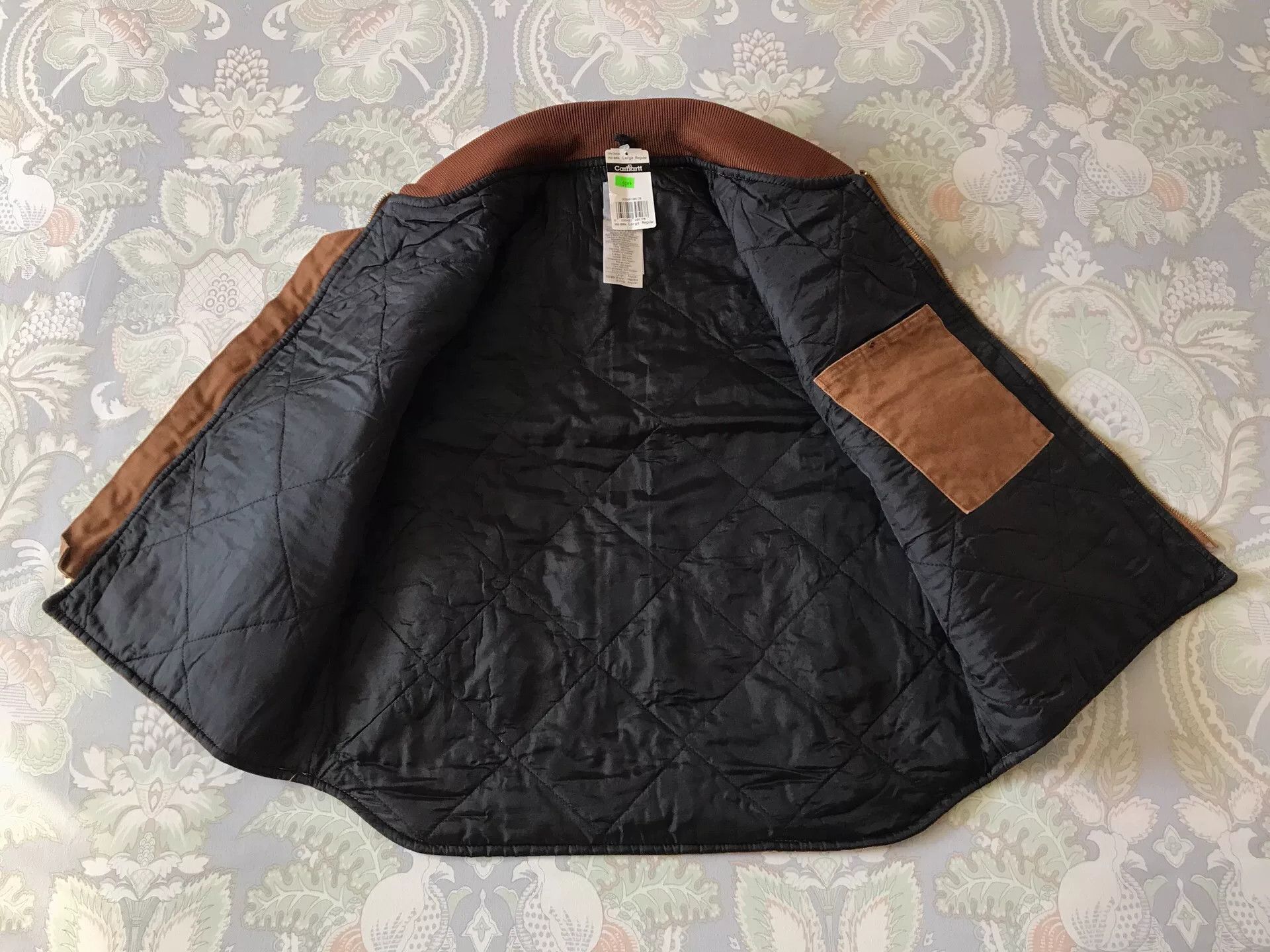 Carhartt Carhartt V02 Brown Washed Canvas Vest Size US L / EU 52-54 / 3 - 3 Thumbnail