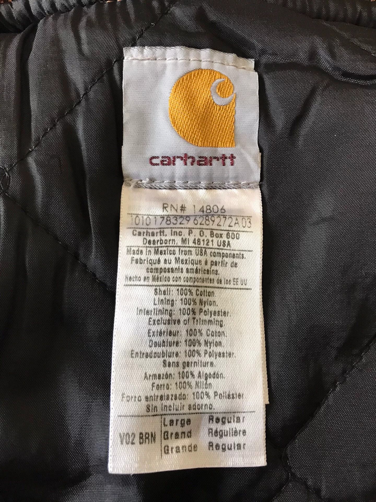 Carhartt Carhartt V02 Brown Washed Canvas Vest Size US L / EU 52-54 / 3 - 9 Thumbnail