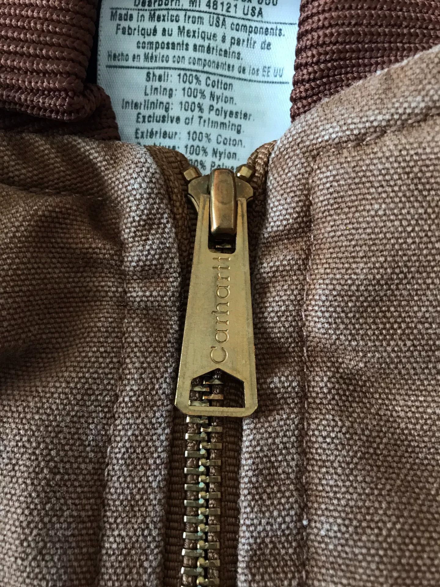 Carhartt Carhartt V02 Brown Washed Canvas Vest Size US L / EU 52-54 / 3 - 5 Thumbnail
