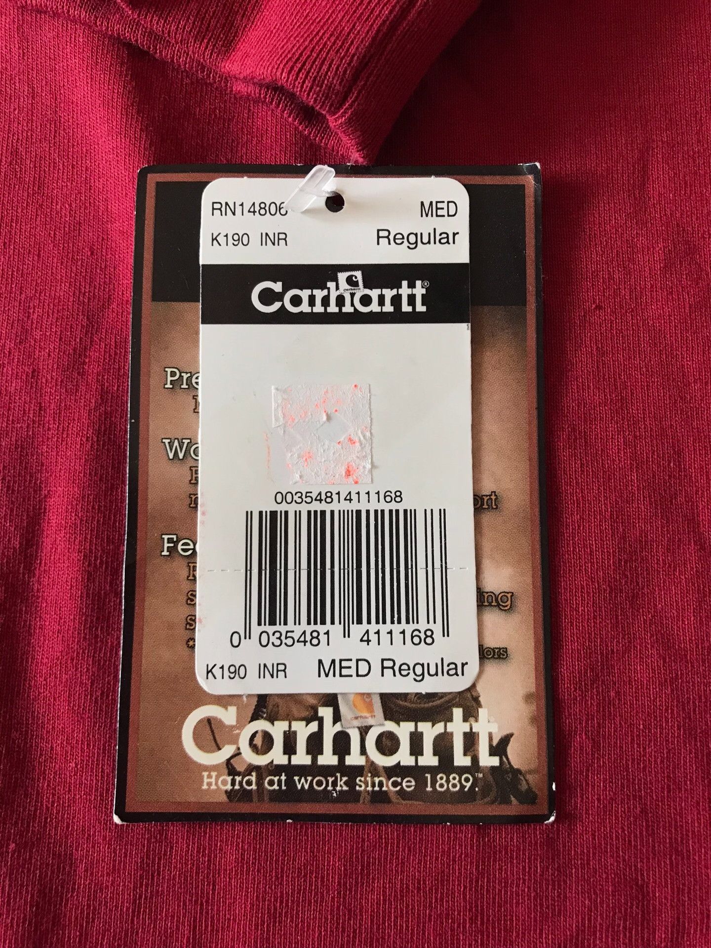 Carhartt Carhartt K190 INR Long Sleeve T-Shirt Size US M / EU 48-50 / 2 - 8 Thumbnail