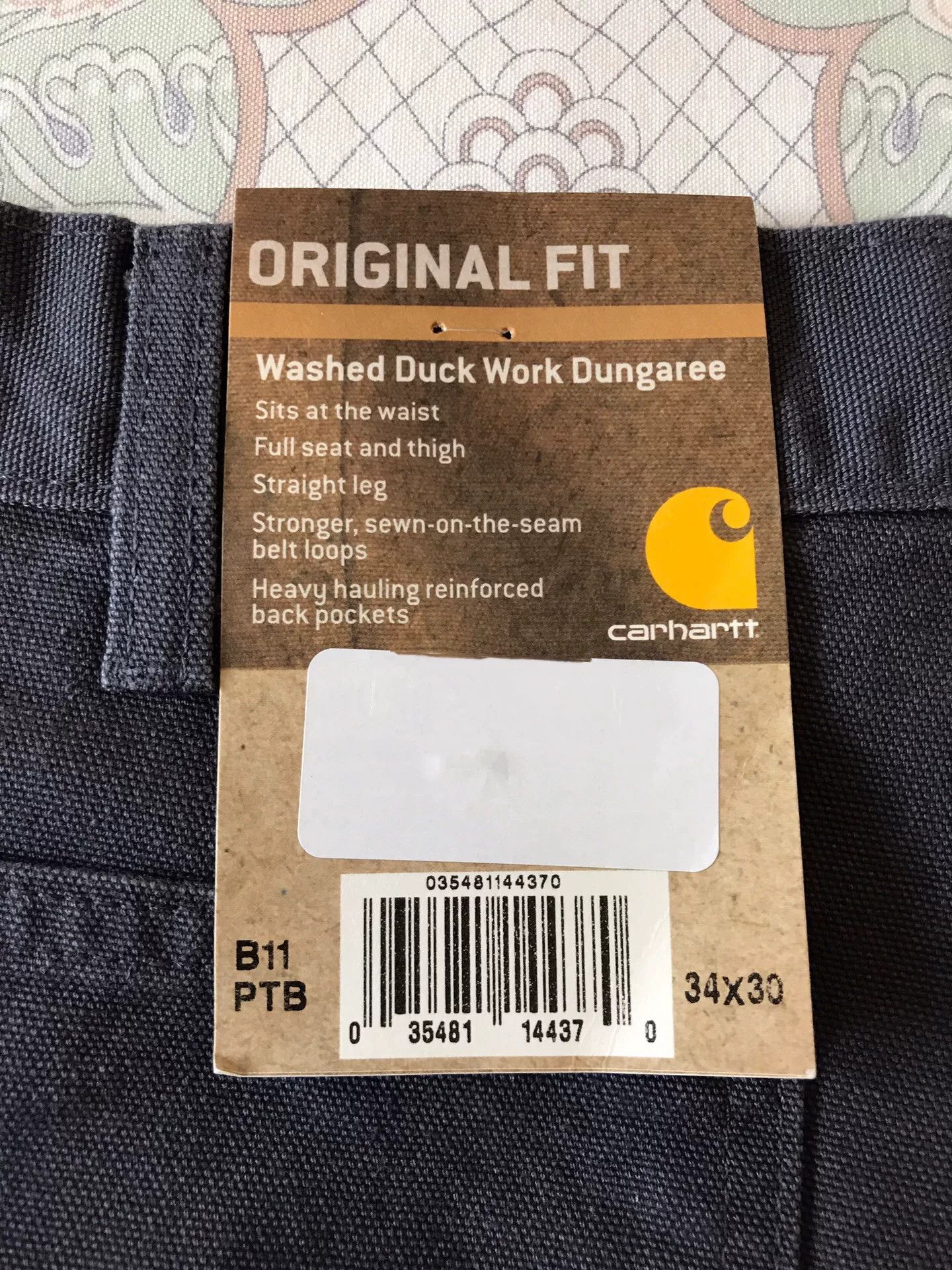 Carhartt Carhartt B11 PTB Work Pants Size US 34 / EU 50 - 8 Thumbnail