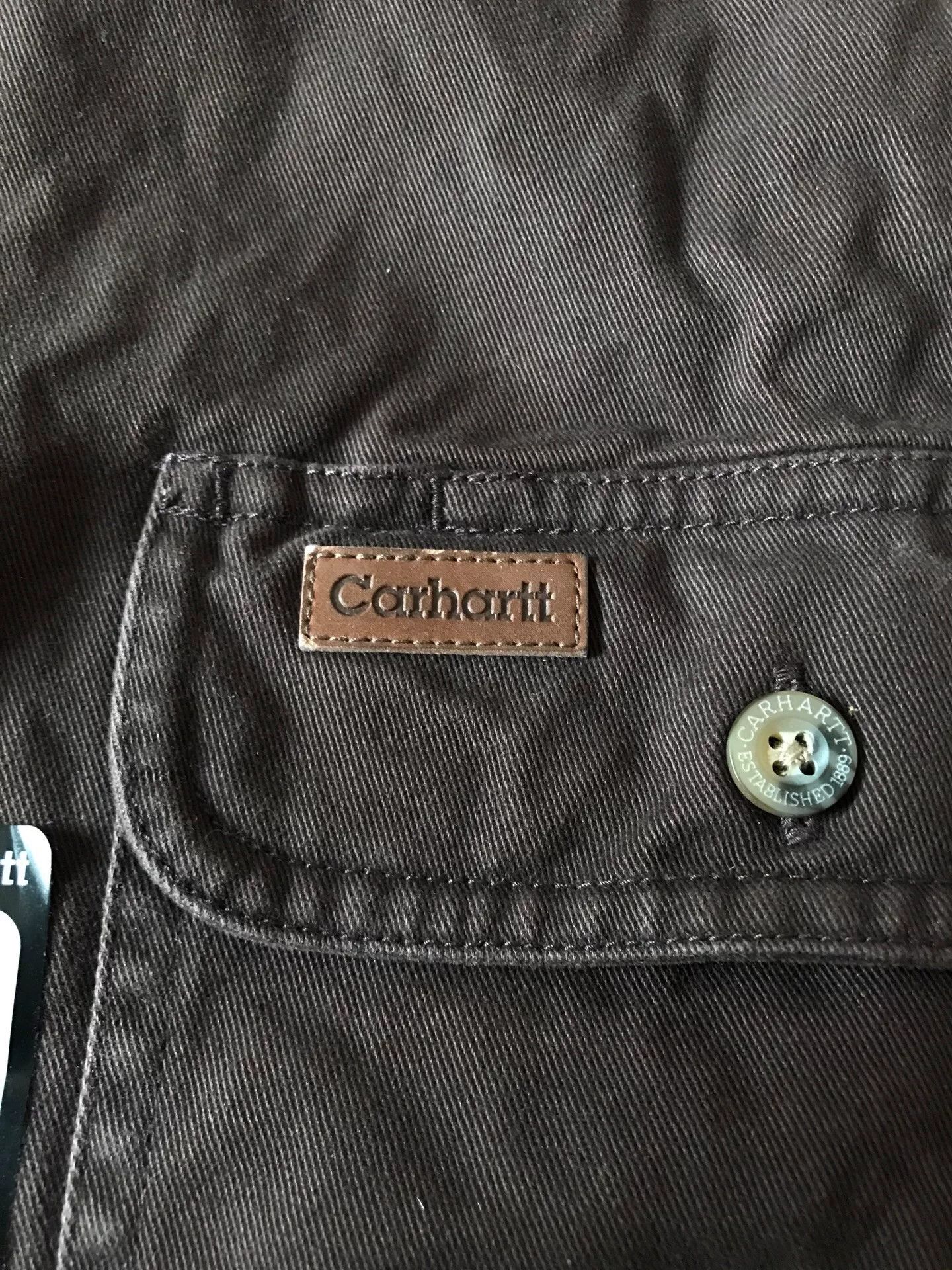 Carhartt Carhartt S09 DKB Work Shirt Size US L / EU 52-54 / 3 - 5 Thumbnail