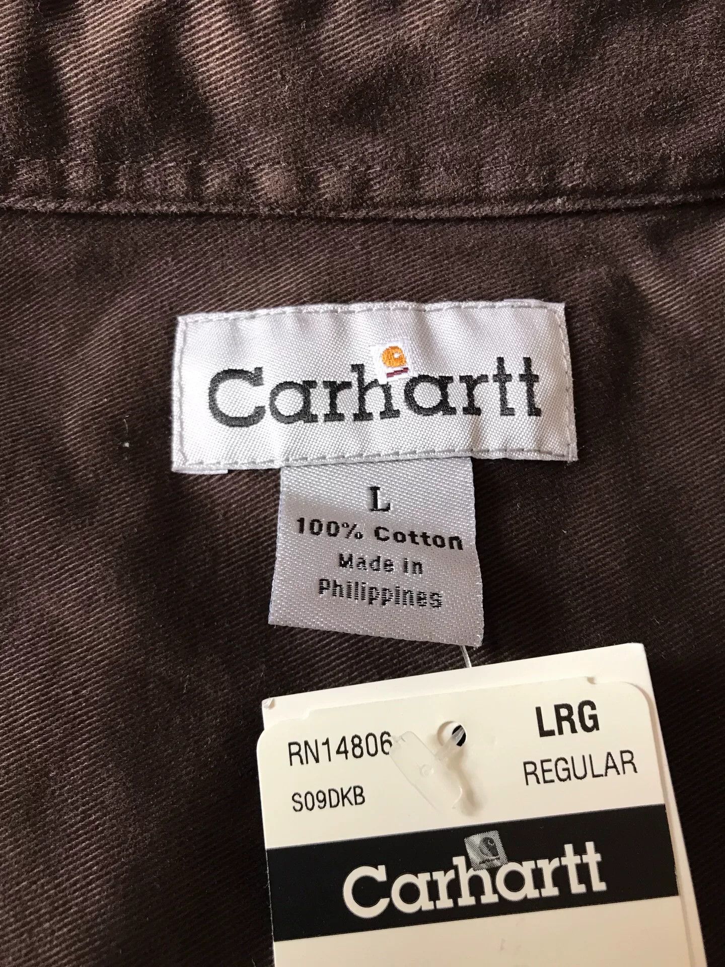 Carhartt Carhartt S09 DKB Work Shirt Size US L / EU 52-54 / 3 - 7 Thumbnail