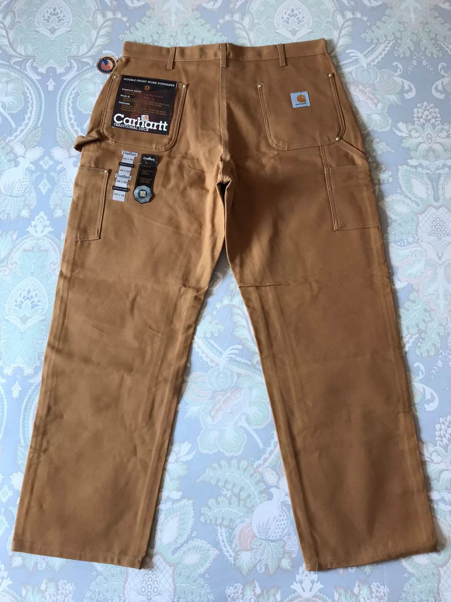 Carhartt Carhartt B01 BRN W38L30 Work Pants Size US 38 / EU 54 - 3 Thumbnail
