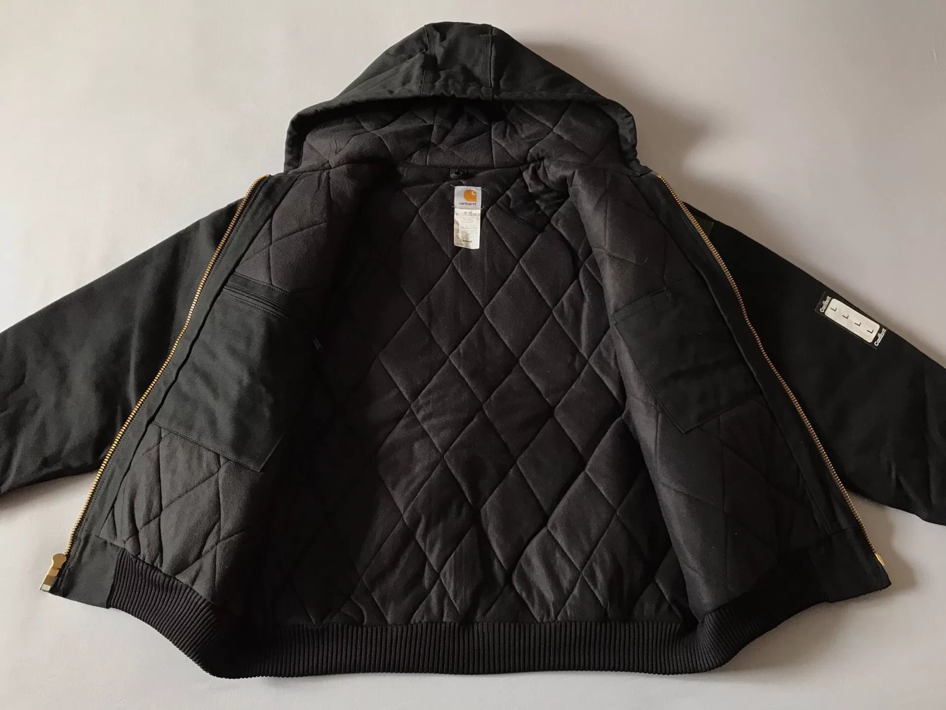 Carhartt Carhartt J140 Canvas Hooded Jacket Size US L / EU 52-54 / 3 - 3 Thumbnail