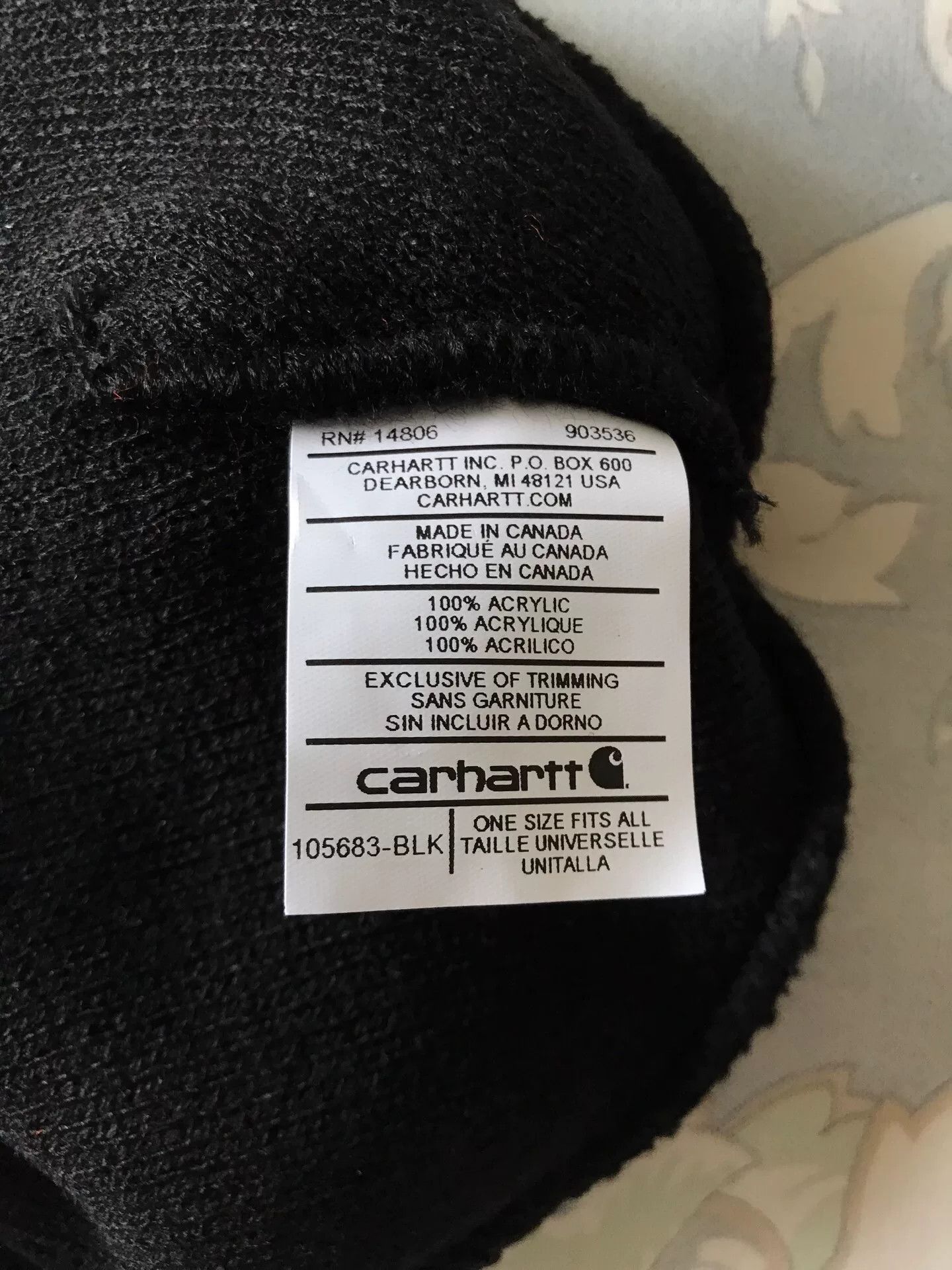 Carhartt Carhartt x Batman Knit Beanie Size ONE SIZE - 8 Thumbnail