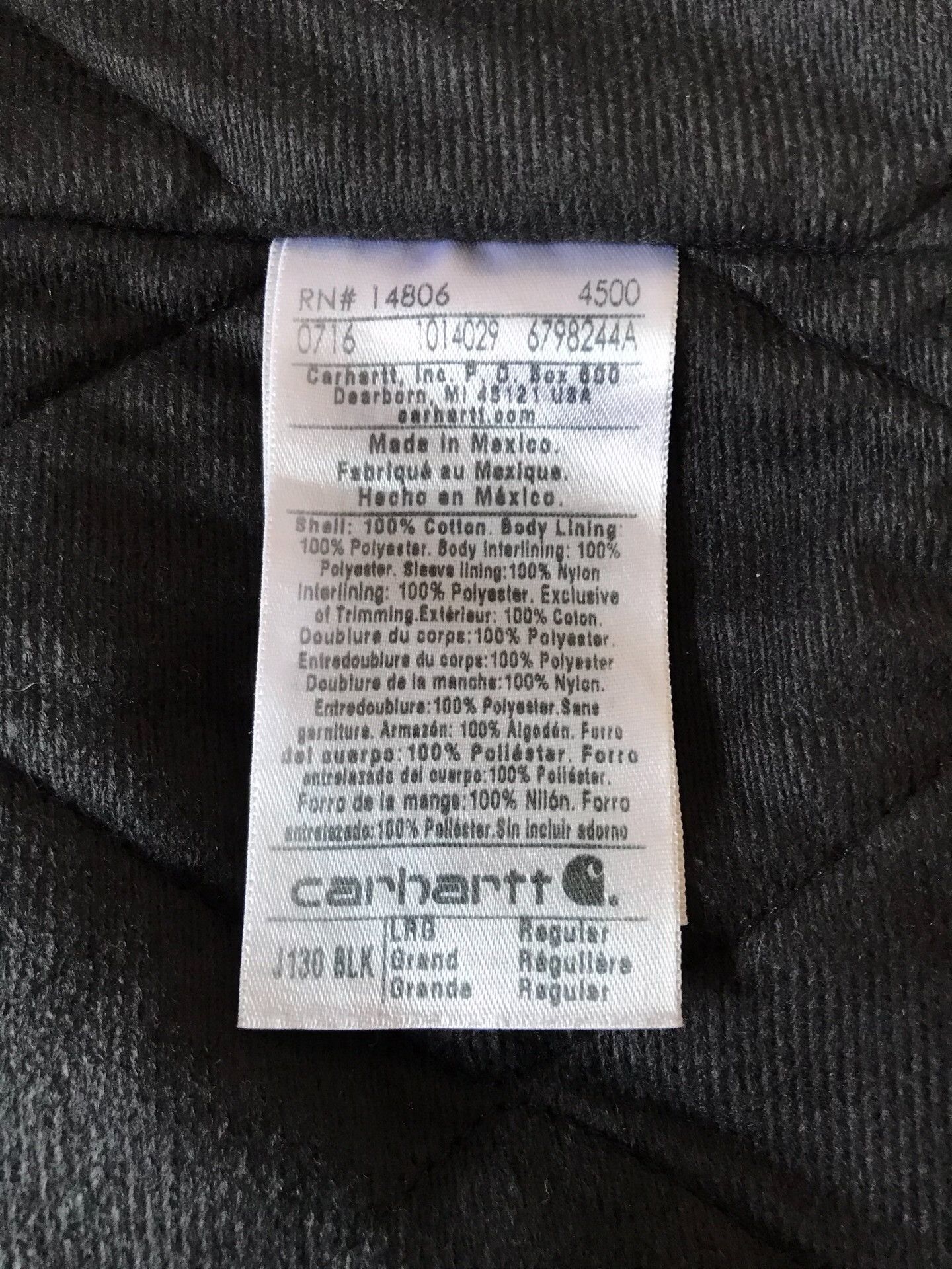 Carhartt Carhartt J130 Hooded Canvas Jacket Size US L / EU 52-54 / 3 - 9 Thumbnail