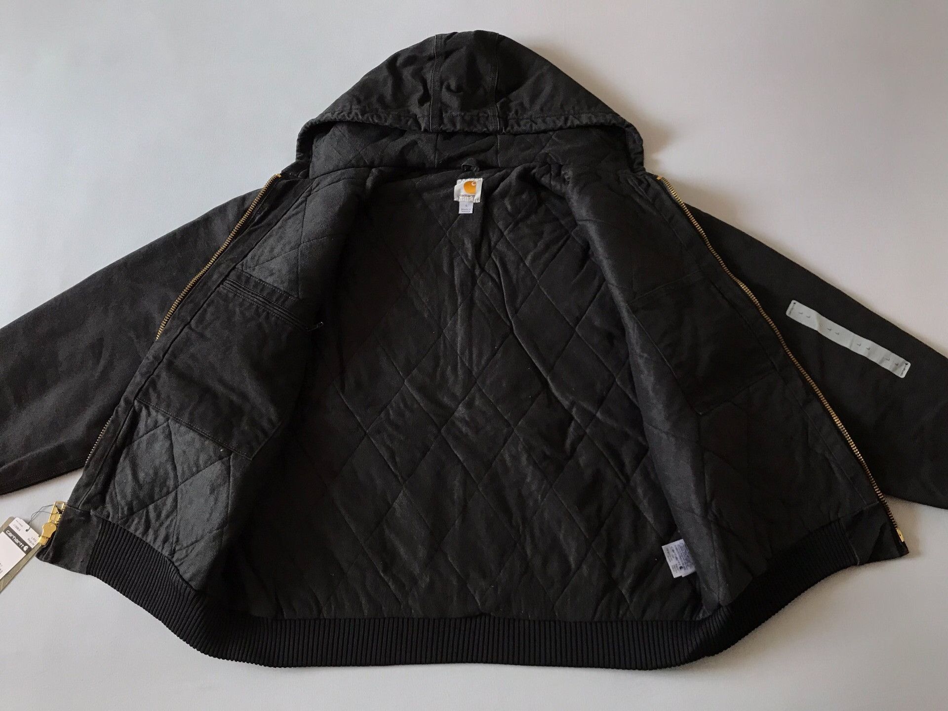Carhartt Carhartt J130 Hooded Canvas Jacket Size US L / EU 52-54 / 3 - 3 Thumbnail