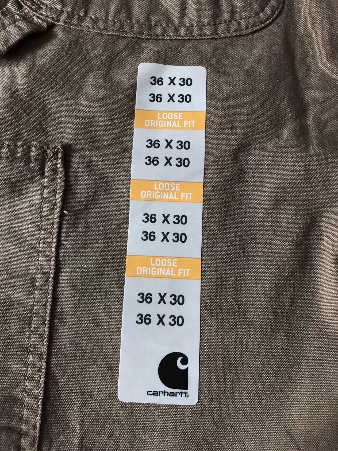 Carhartt Carhartt B151 LBR Canvas Work Pants Size US 36 / EU 52 - 7 Thumbnail