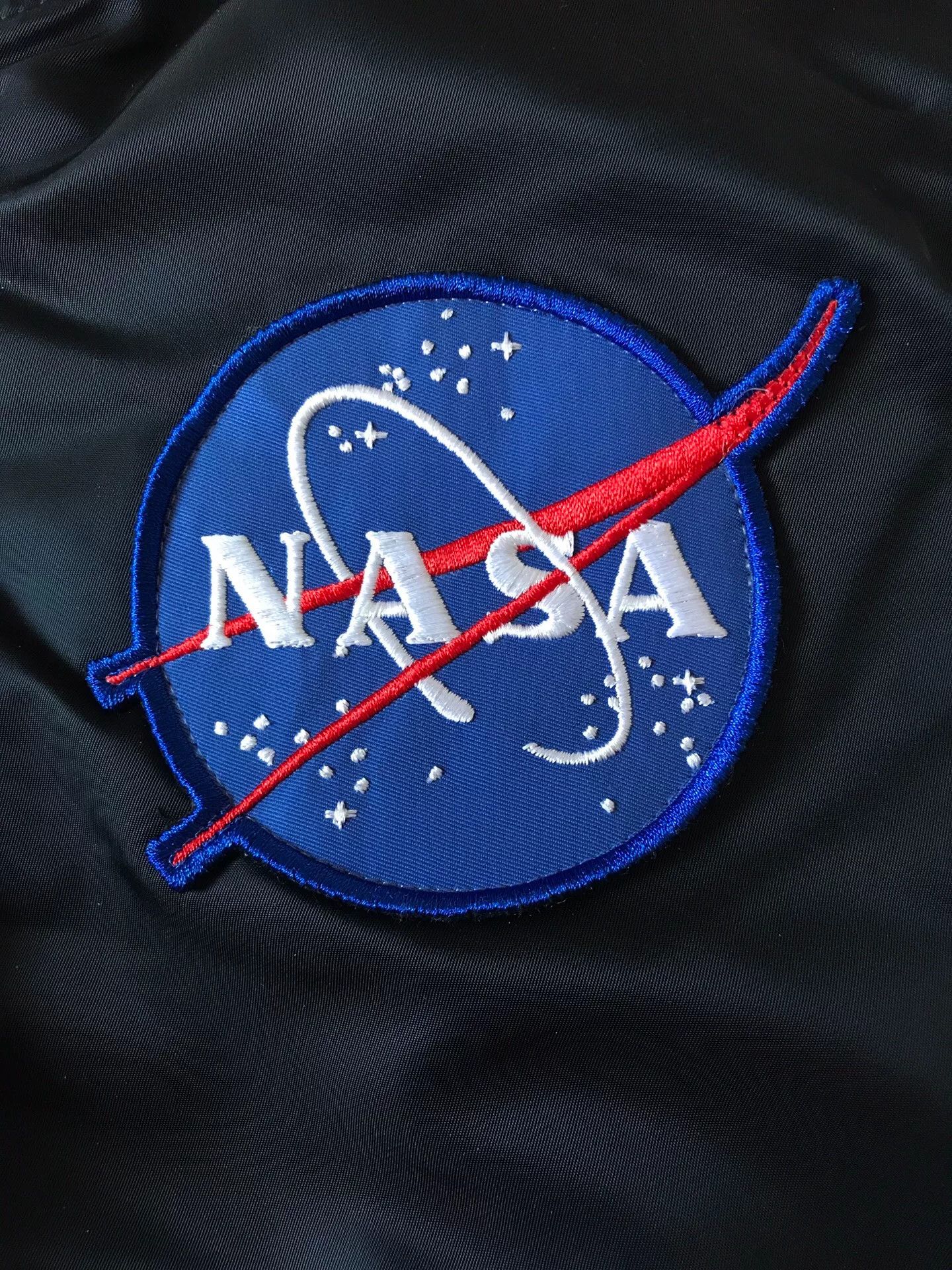Alpha Industries Alpha MA1 Navy Blue NASA Jacket Size US S / EU 44-46 / 1 - 5 Thumbnail