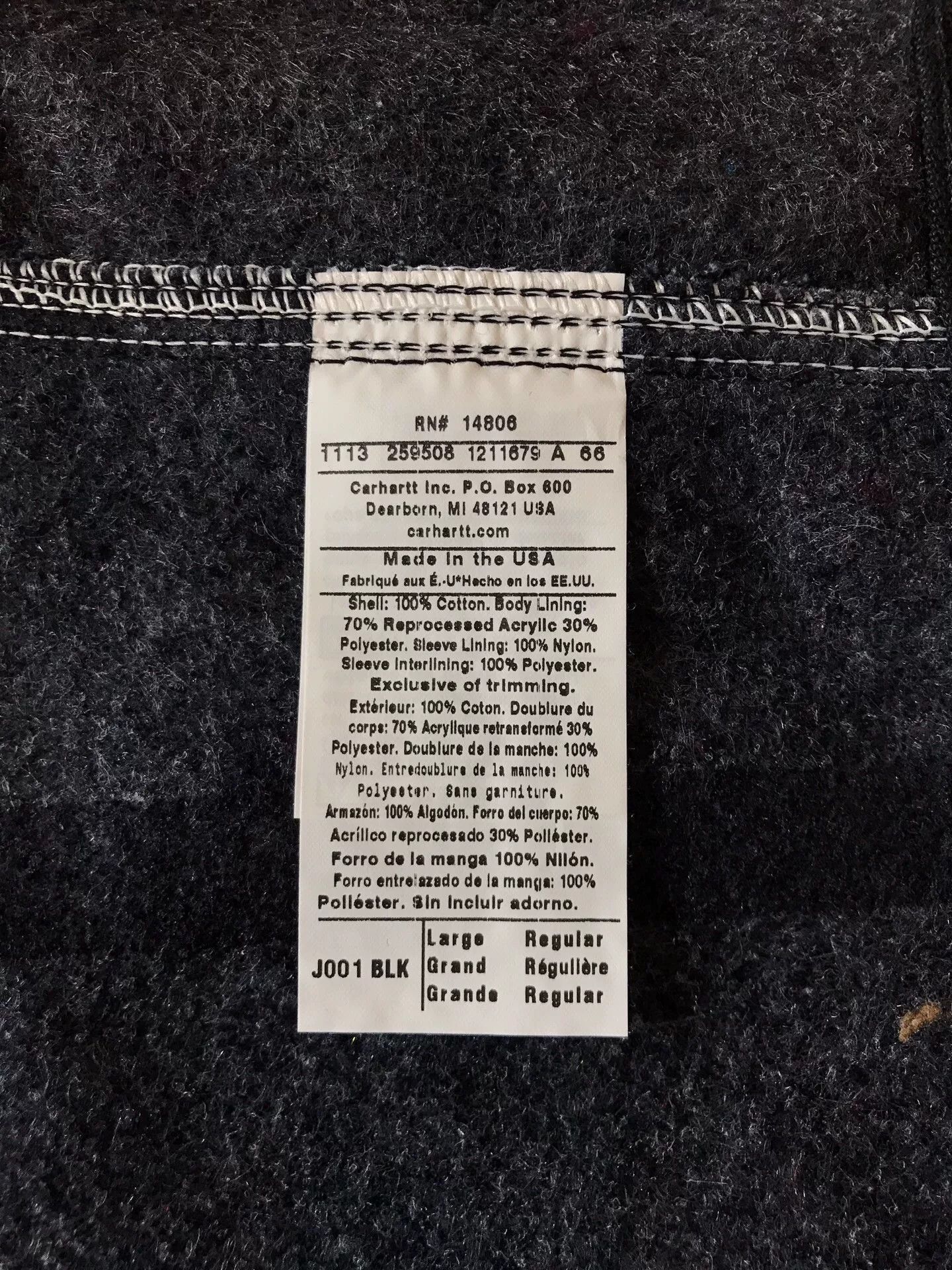 Carhartt Carhartt J001 Detroit Work Jacket Size US L / EU 52-54 / 3 - 9 Thumbnail