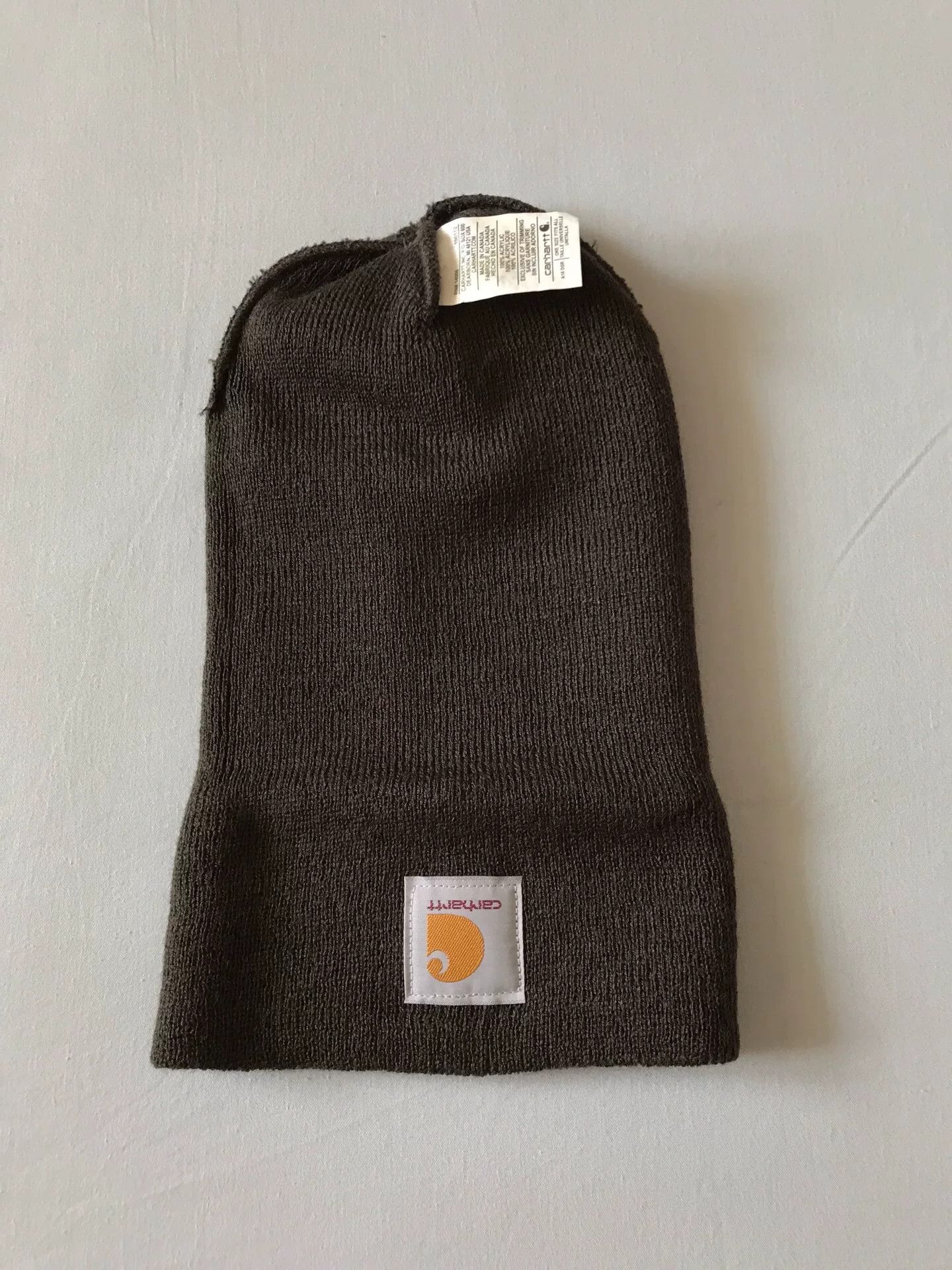 Carhartt Carhartt A18 DGR Dark Green Beanie Size ONE SIZE - 4 Thumbnail