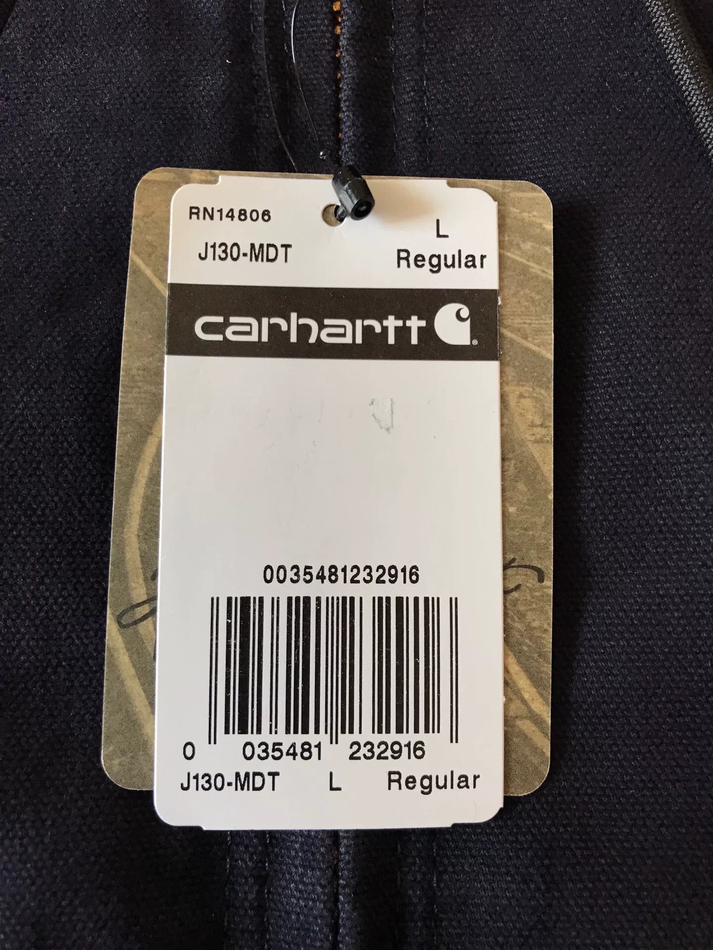 Carhartt Carhartt J130 Washed Canvas Hooded Jacket Size US L / EU 52-54 / 3 - 8 Thumbnail
