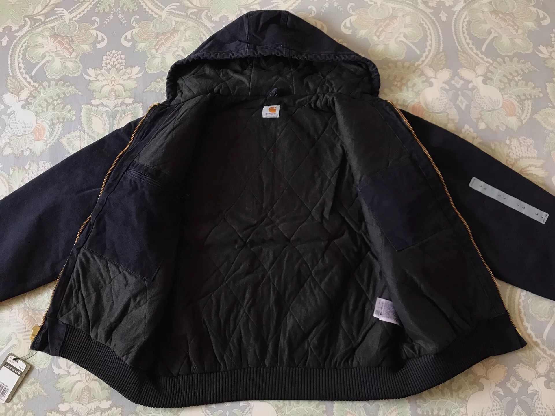 Carhartt Carhartt J130 Washed Canvas Hooded Jacket Size US L / EU 52-54 / 3 - 3 Thumbnail