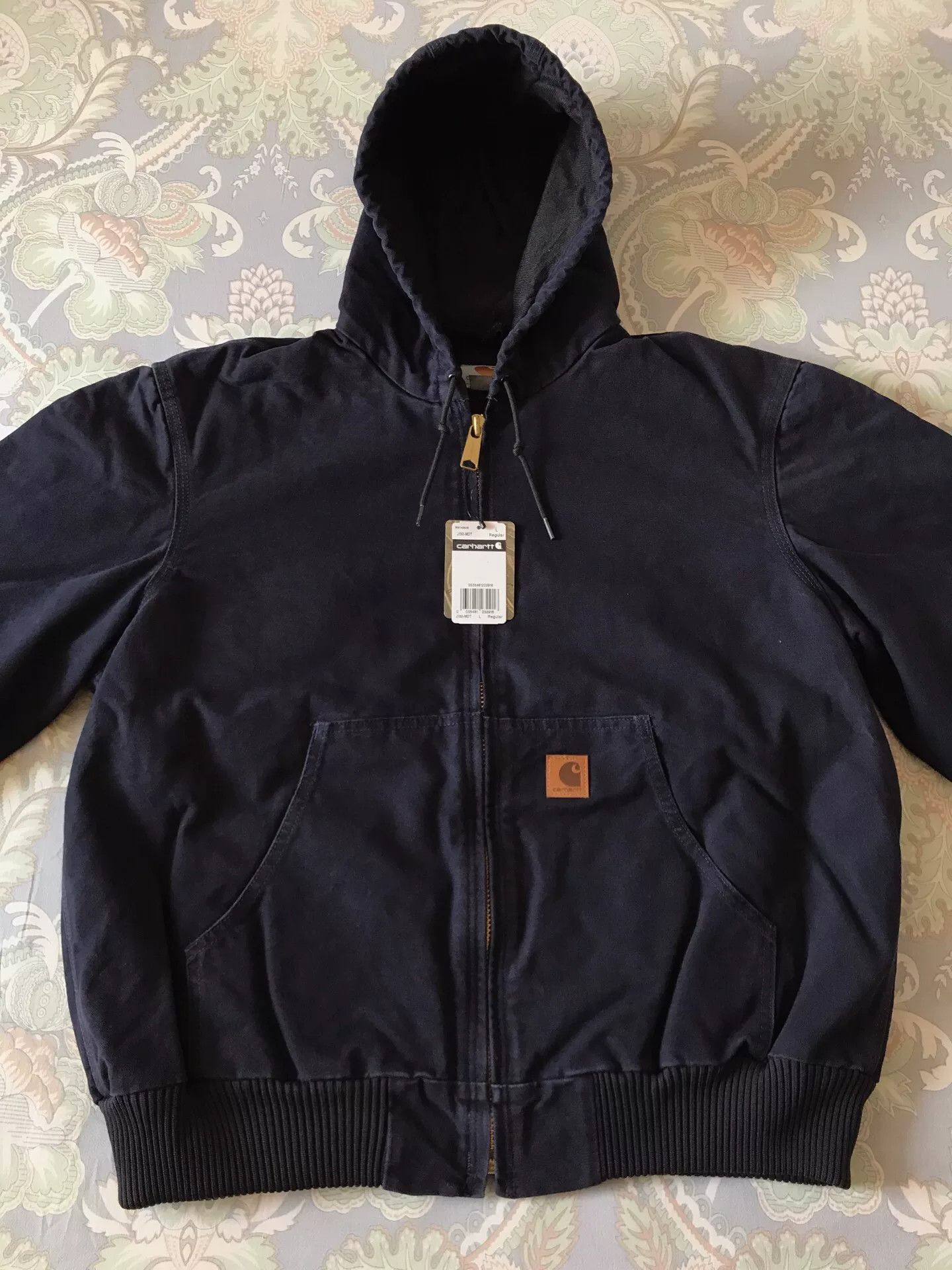 Carhartt Carhartt J130 Washed Canvas Hooded Jacket Size US L / EU 52-54 / 3 - 4 Thumbnail