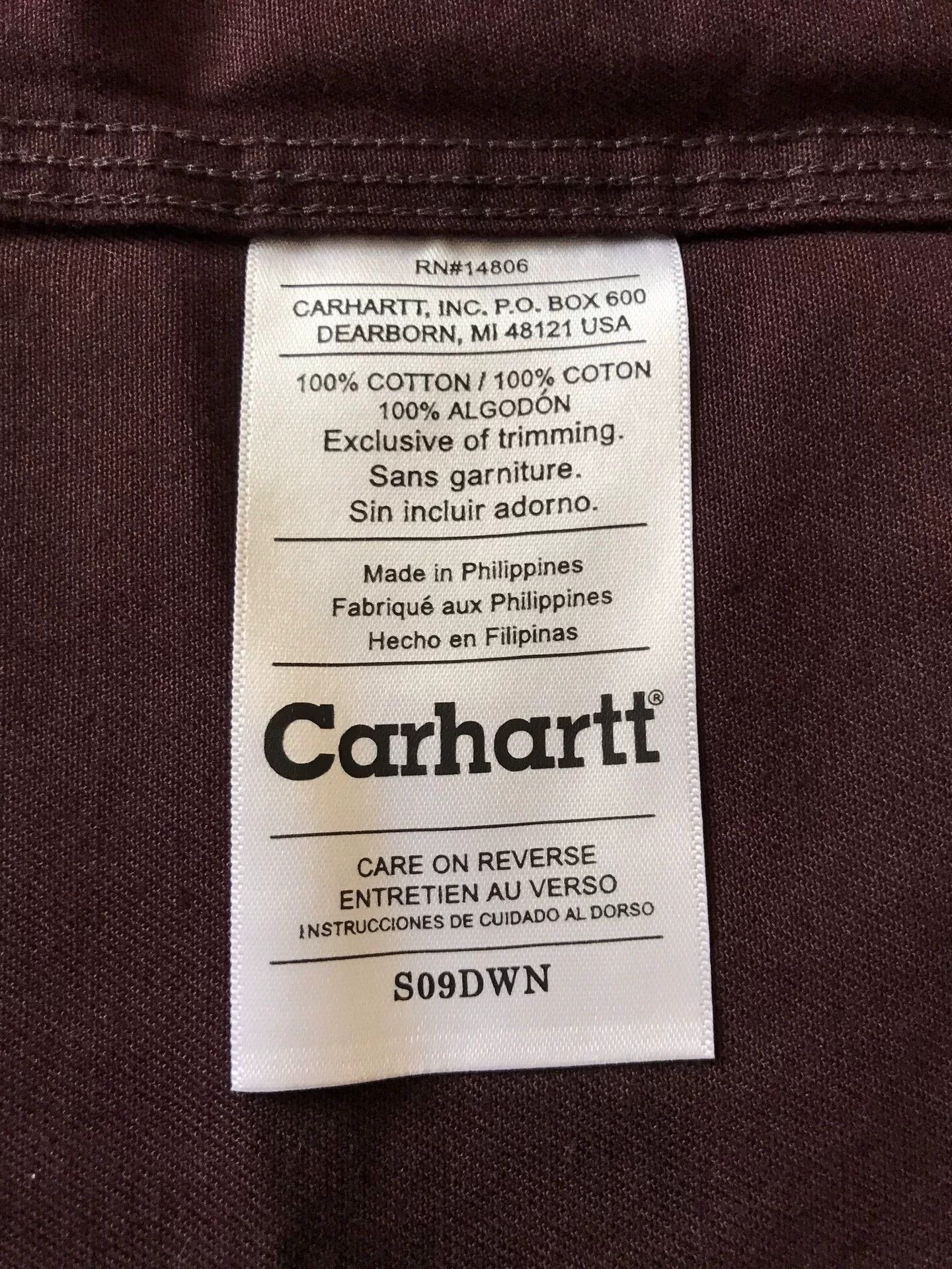 Carhartt Carhartt S09 DWN Heavy Work Shirt Size US M / EU 48-50 / 2 - 9 Thumbnail