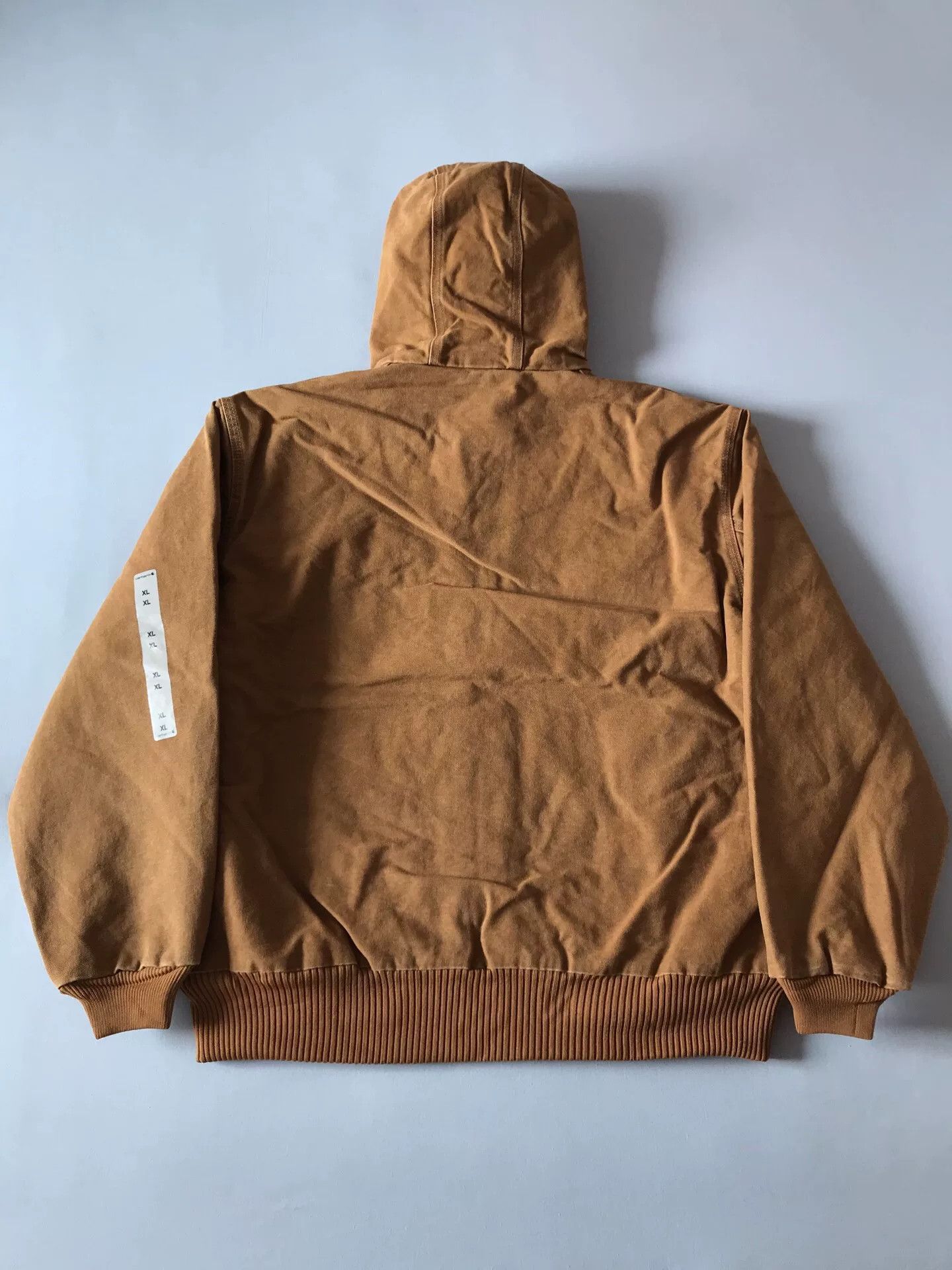Carhartt Carhartt J130 Brown Hooded Work Jacket Size US XL / EU 56 / 4 - 2 Thumbnail