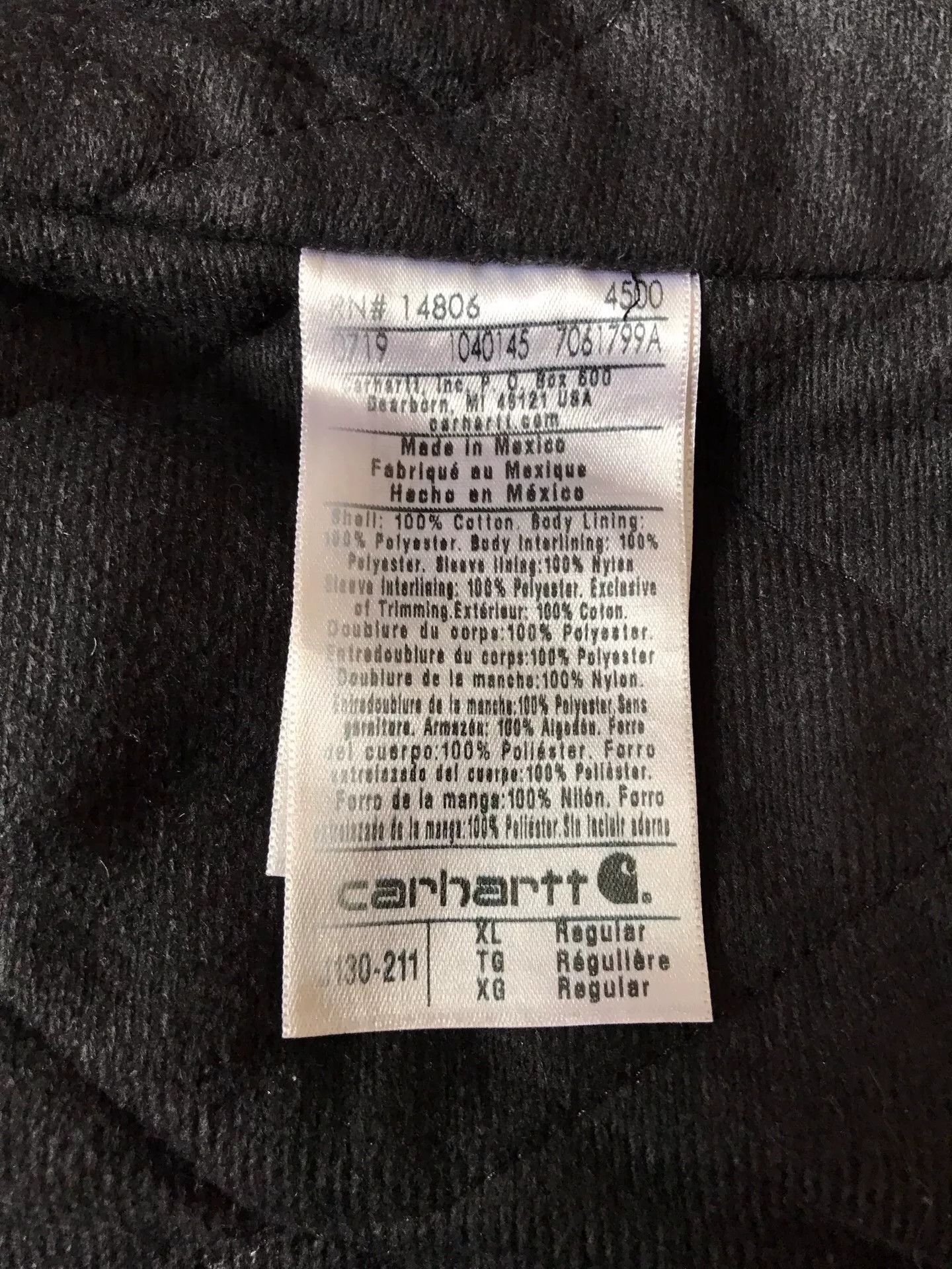 Carhartt Carhartt J130 Brown Hooded Work Jacket Size US XL / EU 56 / 4 - 9 Thumbnail