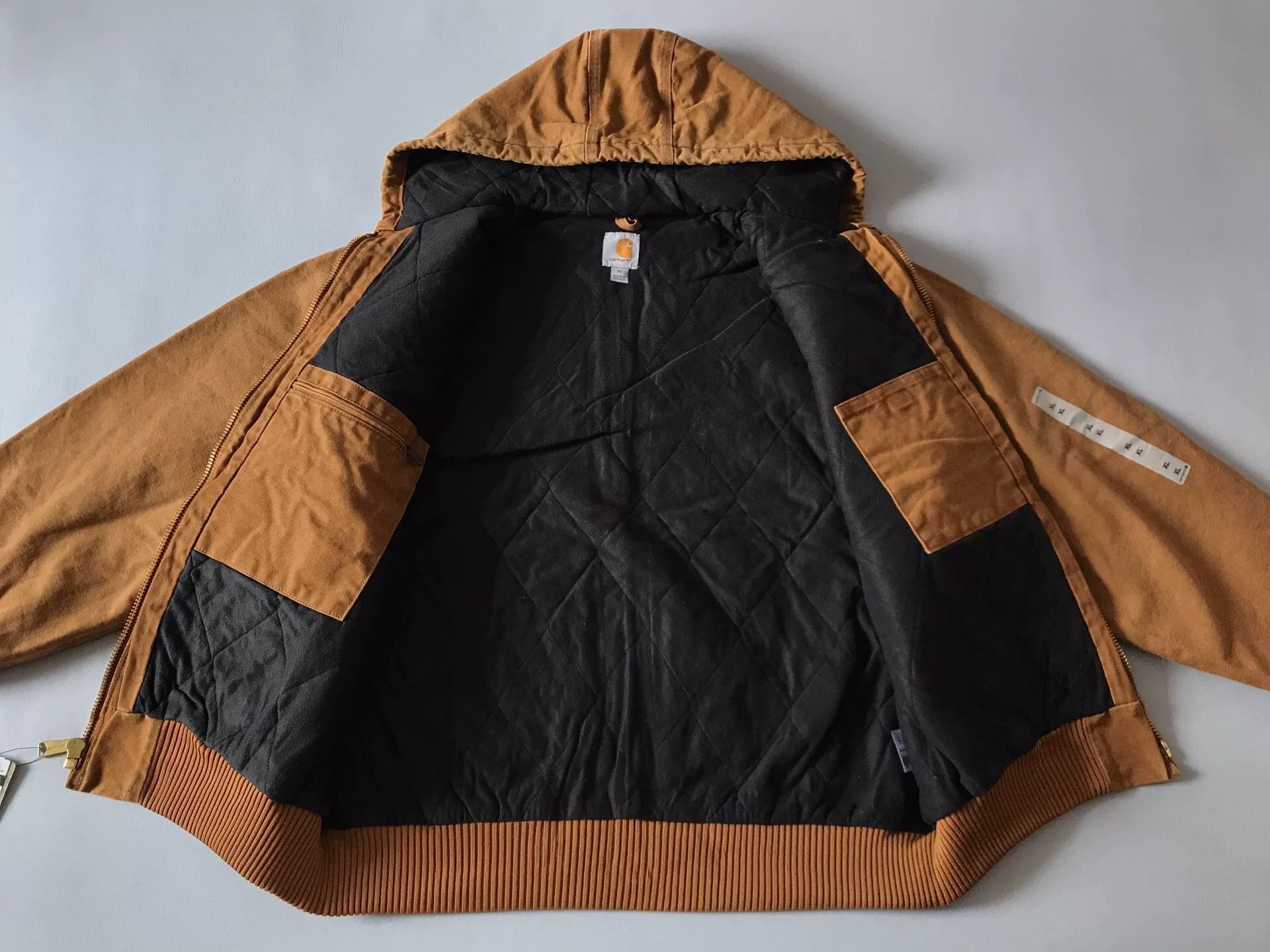 Carhartt Carhartt J130 Brown Hooded Work Jacket Size US XL / EU 56 / 4 - 3 Thumbnail