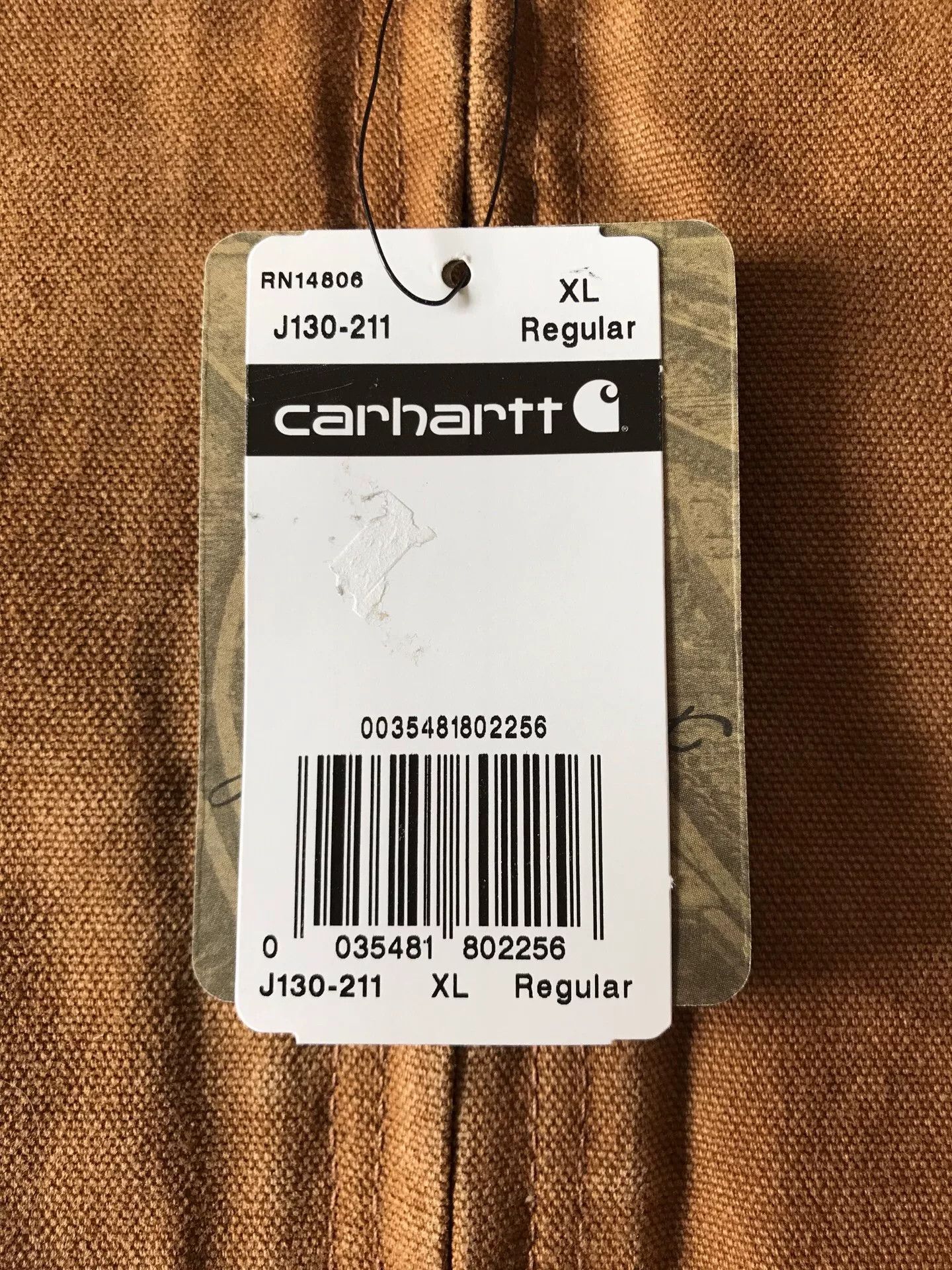 Carhartt Carhartt J130 Brown Hooded Work Jacket Size US XL / EU 56 / 4 - 8 Thumbnail
