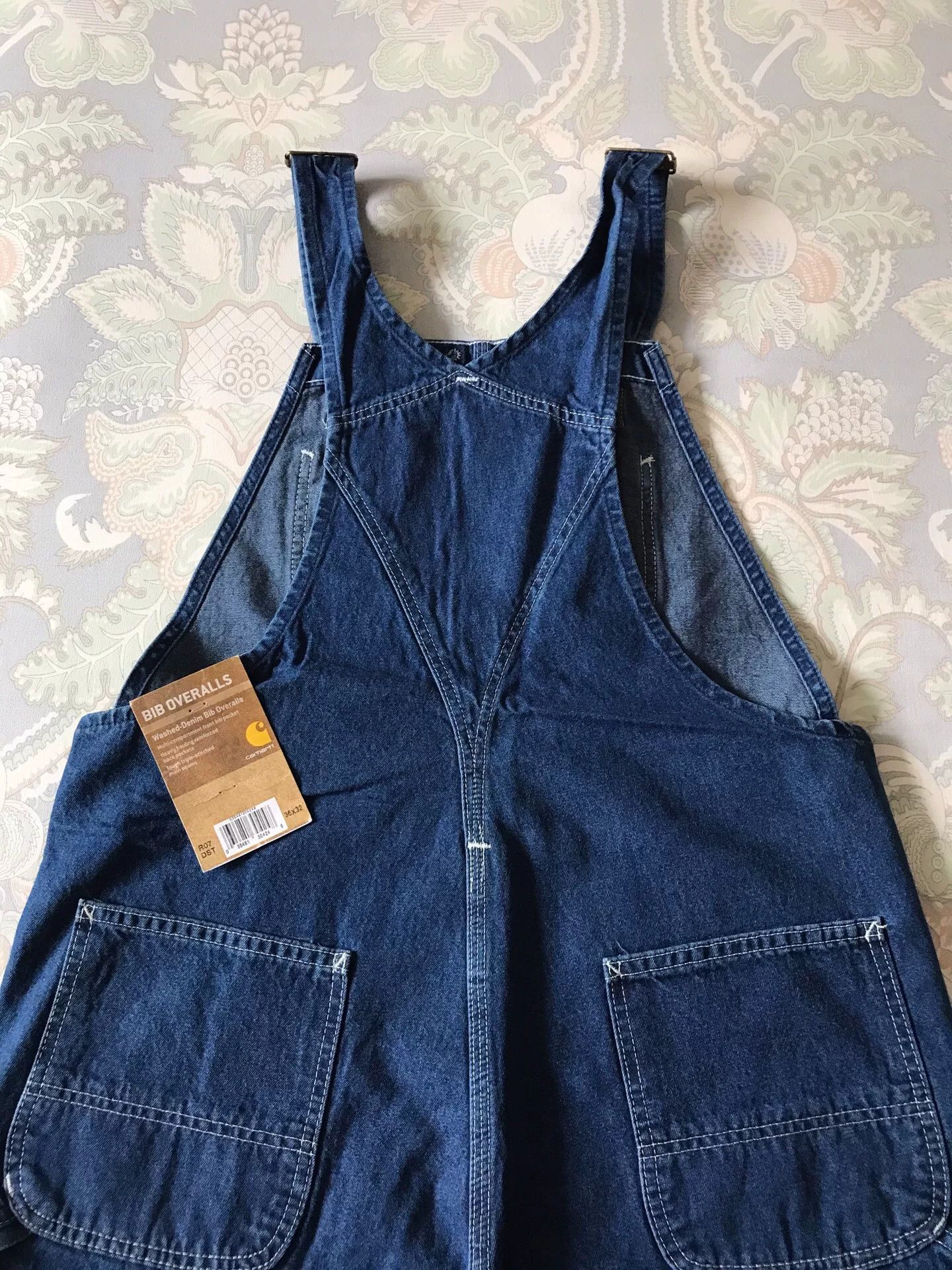 Carhartt Carhartt R07 Washed Denim Overalls W36L32 Size US 36 / EU 52 - 2 Thumbnail