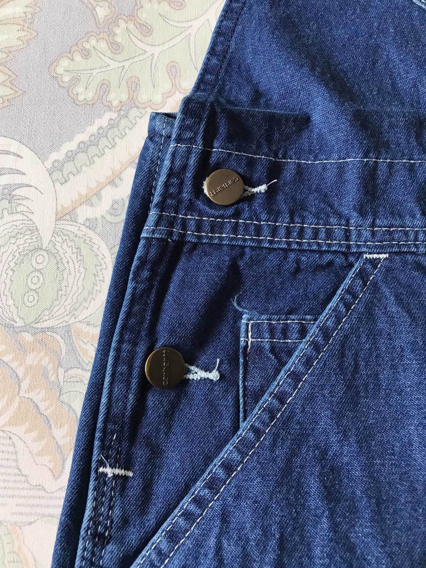Carhartt Carhartt R07 Washed Denim Overalls W36L32 Size US 36 / EU 52 - 6 Thumbnail
