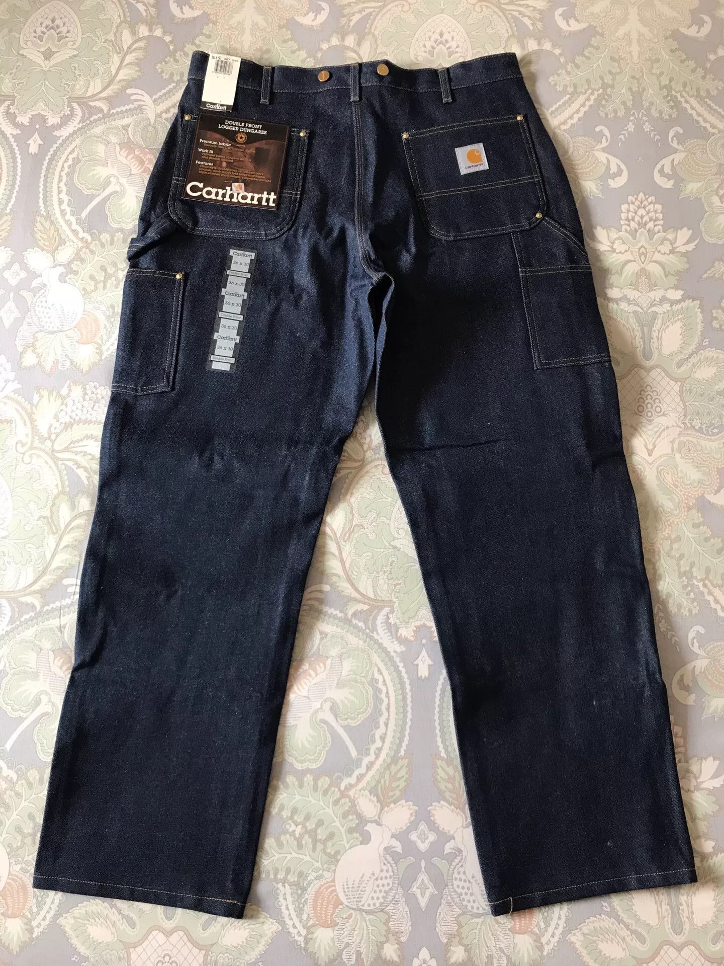 Carhartt Carhartt B07 Double Knee Raw Denim Jeans Size US 36 / EU 52 - 3 Thumbnail
