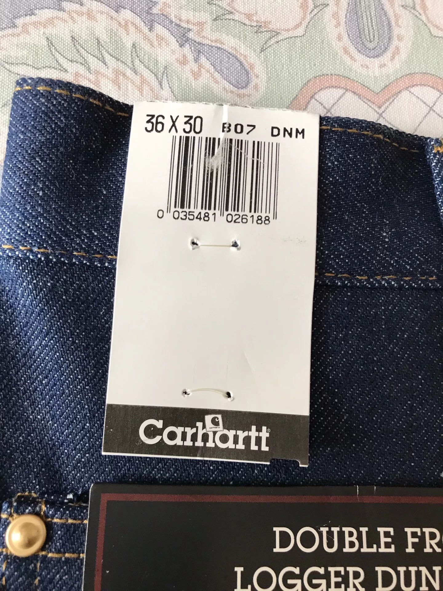 Carhartt Carhartt B07 Double Knee Raw Denim Jeans Size US 36 / EU 52 - 8 Thumbnail