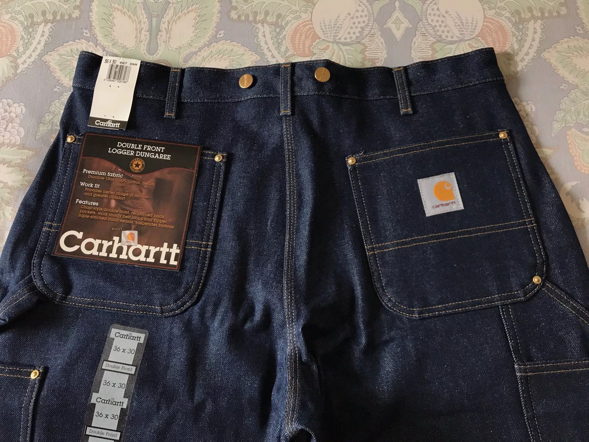 Carhartt Carhartt B07 Double Knee Raw Denim Jeans Size US 36 / EU 52 - 5 Thumbnail