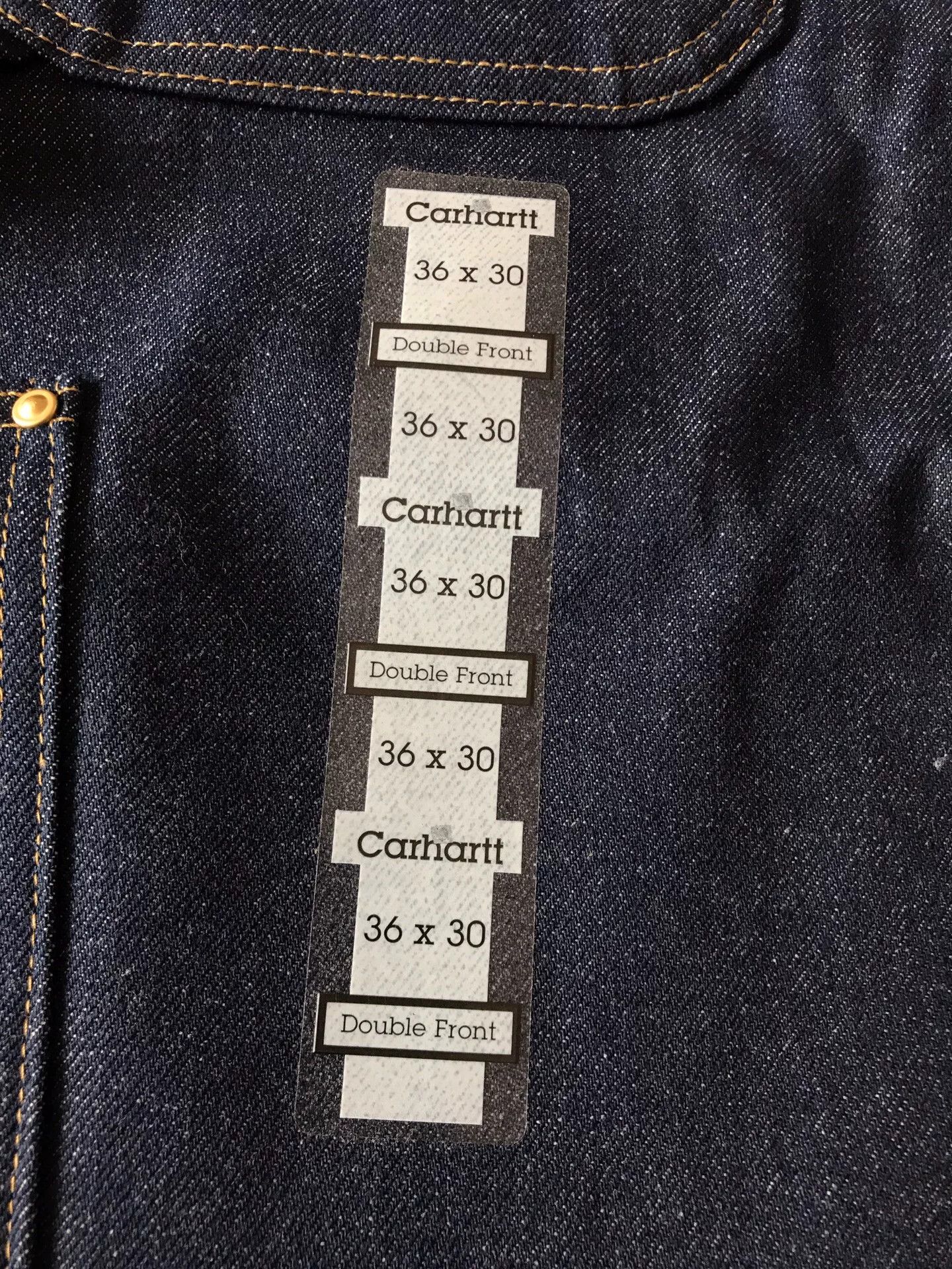 Carhartt Carhartt B07 Double Knee Raw Denim Jeans Size US 36 / EU 52 - 7 Thumbnail