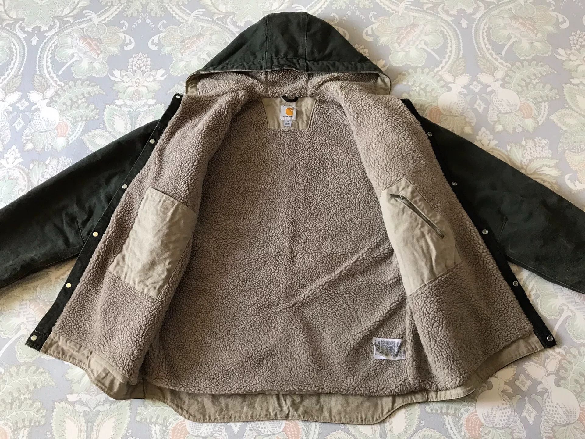 Carhartt Carhartt J284 Washed Canvas Hooded Jacket Size US M / EU 48-50 / 2 - 3 Thumbnail