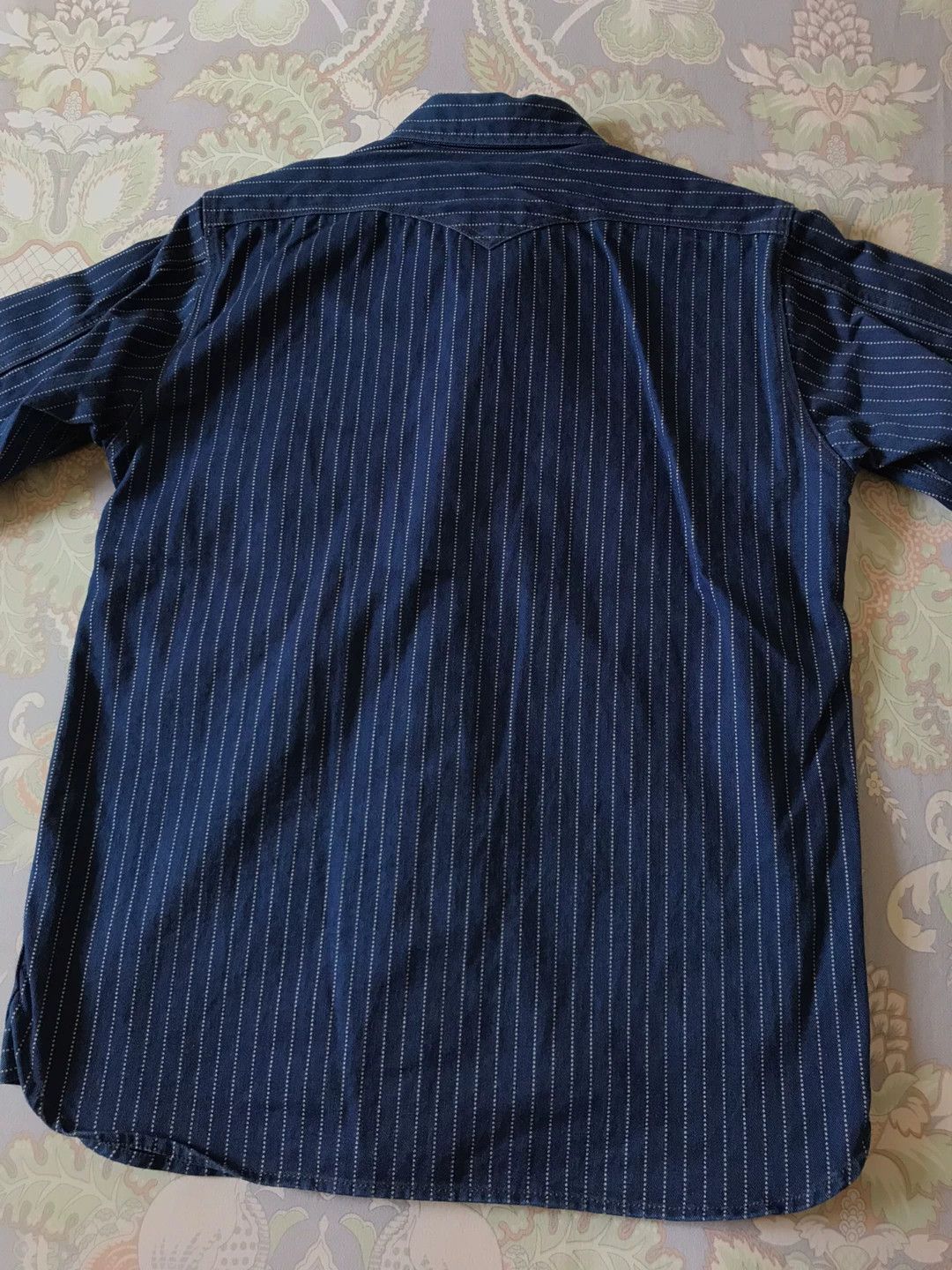 Rising Sun & Co. Rising Sun Indigo Wabash Stripe Work Shirt Size US XS / EU 42 / 0 - 2 Thumbnail