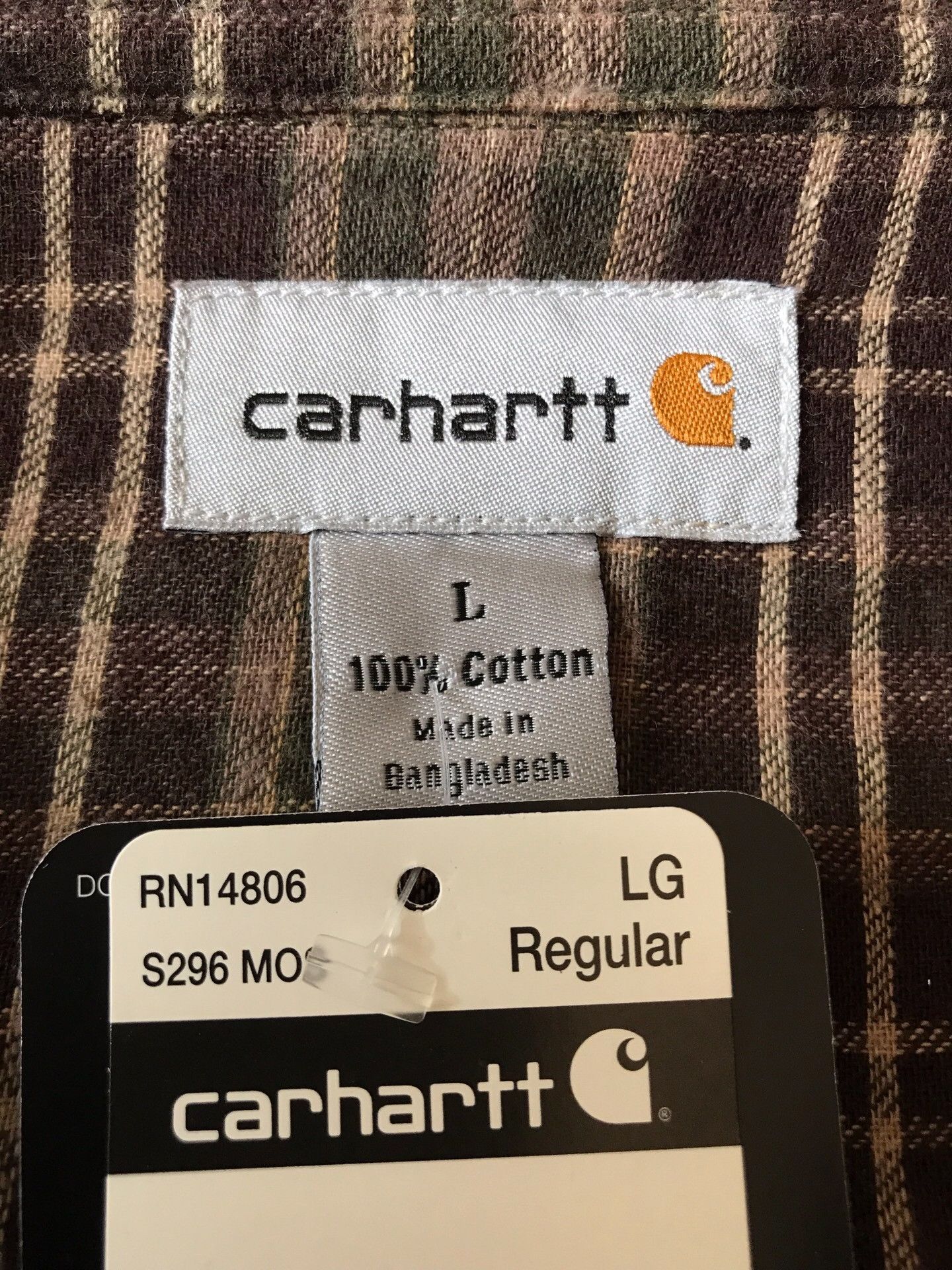 Carhartt Carhartt S296 Moss Green Work Shirt Jacket Size US L / EU 52-54 / 3 - 6 Thumbnail
