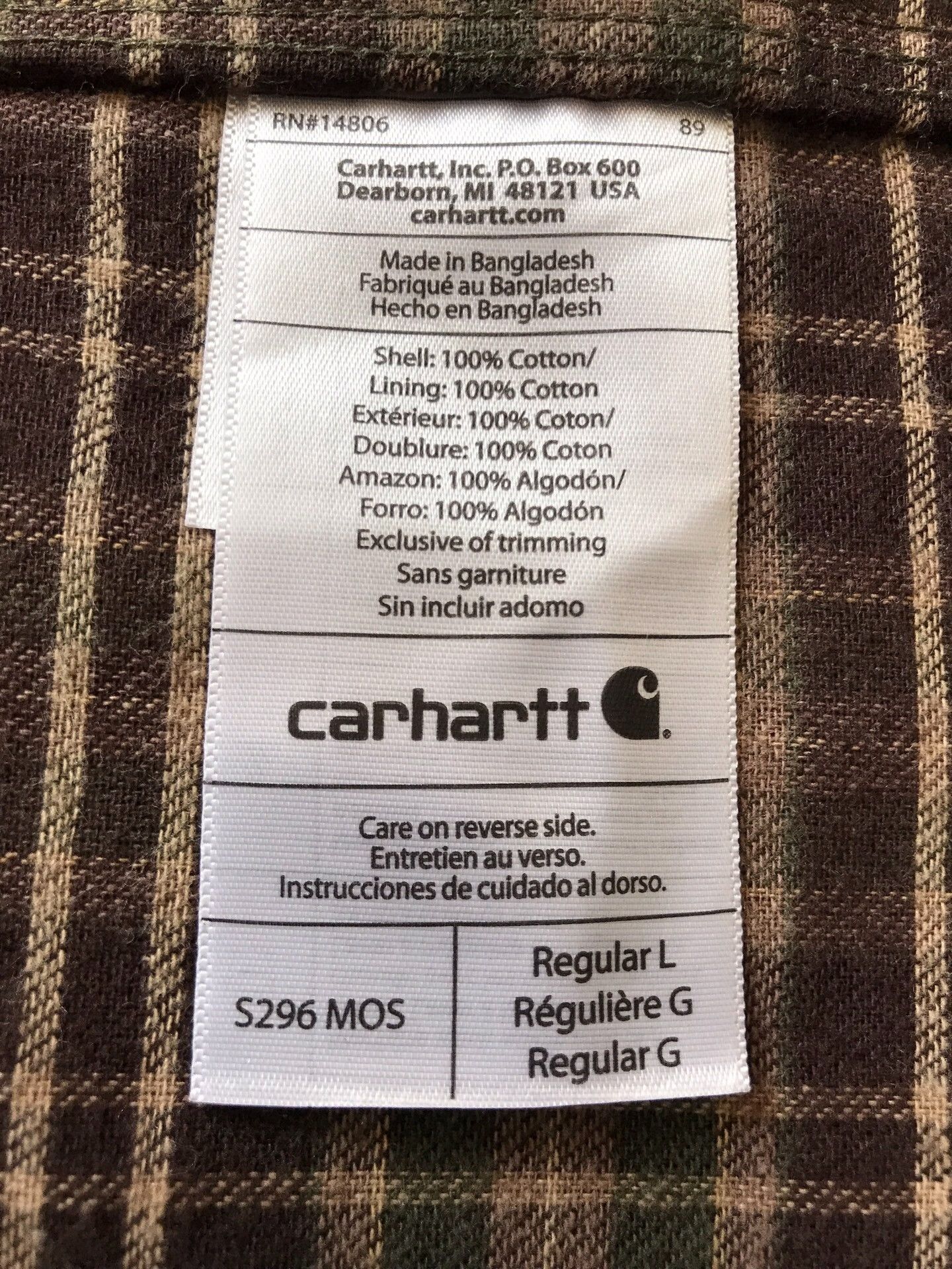Carhartt Carhartt S296 Moss Green Work Shirt Jacket Size US L / EU 52-54 / 3 - 8 Thumbnail