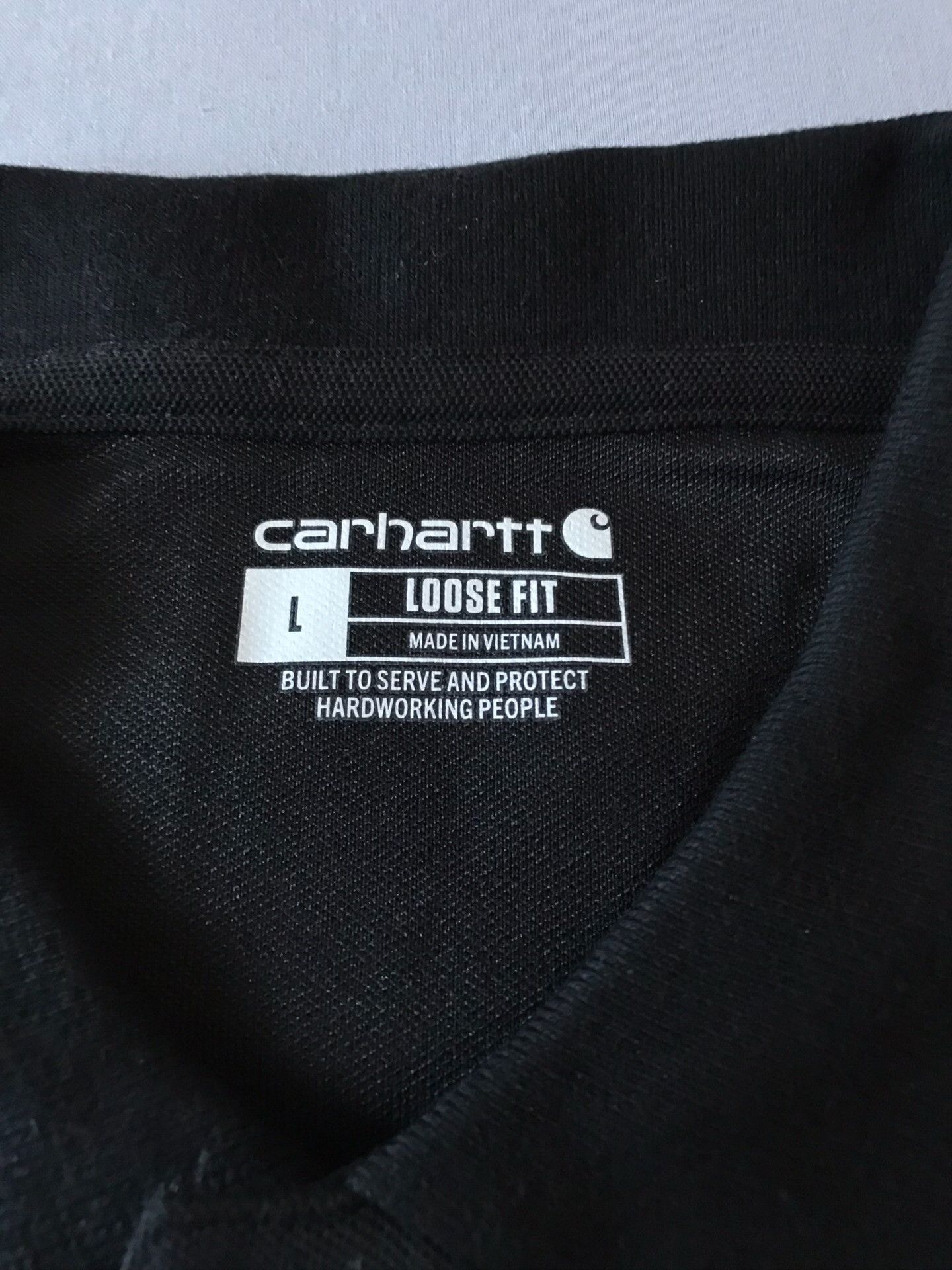 Carhartt Carhartt K570 Black Short Sleeve Polo Size US L / EU 52-54 / 3 - 6 Thumbnail