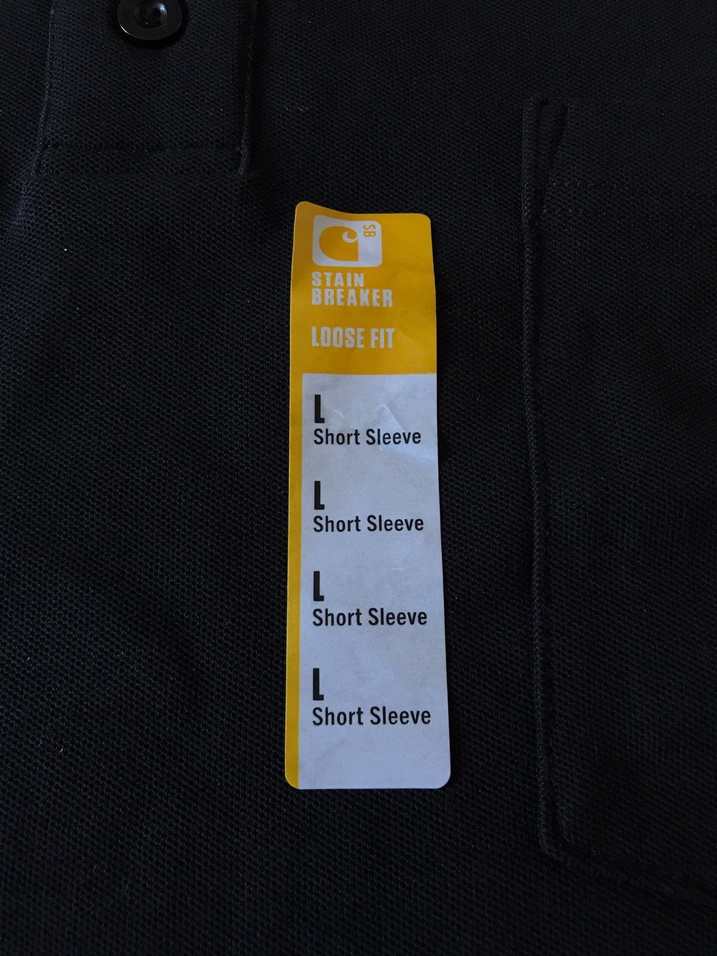 Carhartt Carhartt K570 Black Short Sleeve Polo Size US L / EU 52-54 / 3 - 5 Thumbnail
