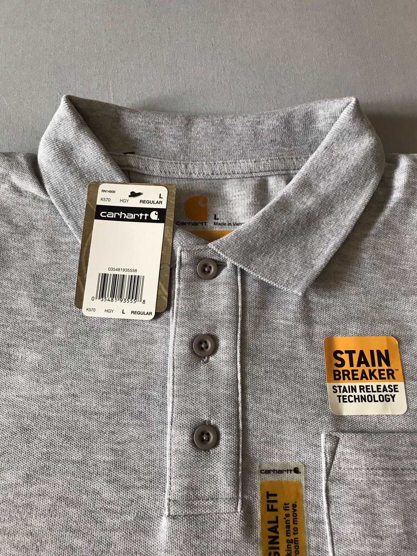 Carhartt Carhartt K570 Short Sleeve Polo Shirt Size US L / EU 52-54 / 3 - 3 Thumbnail