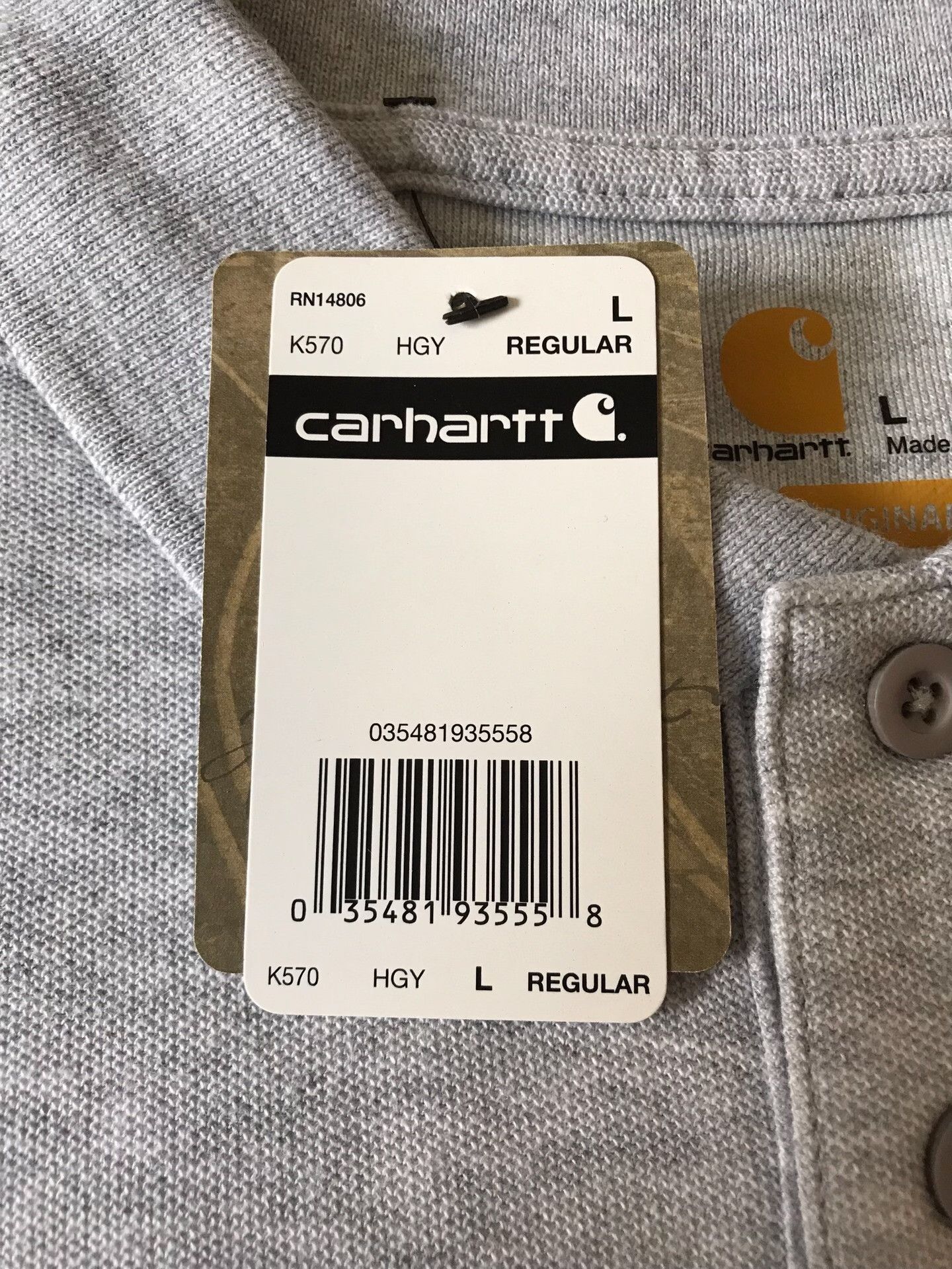 Carhartt Carhartt K570 Short Sleeve Polo Shirt Size US L / EU 52-54 / 3 - 7 Thumbnail