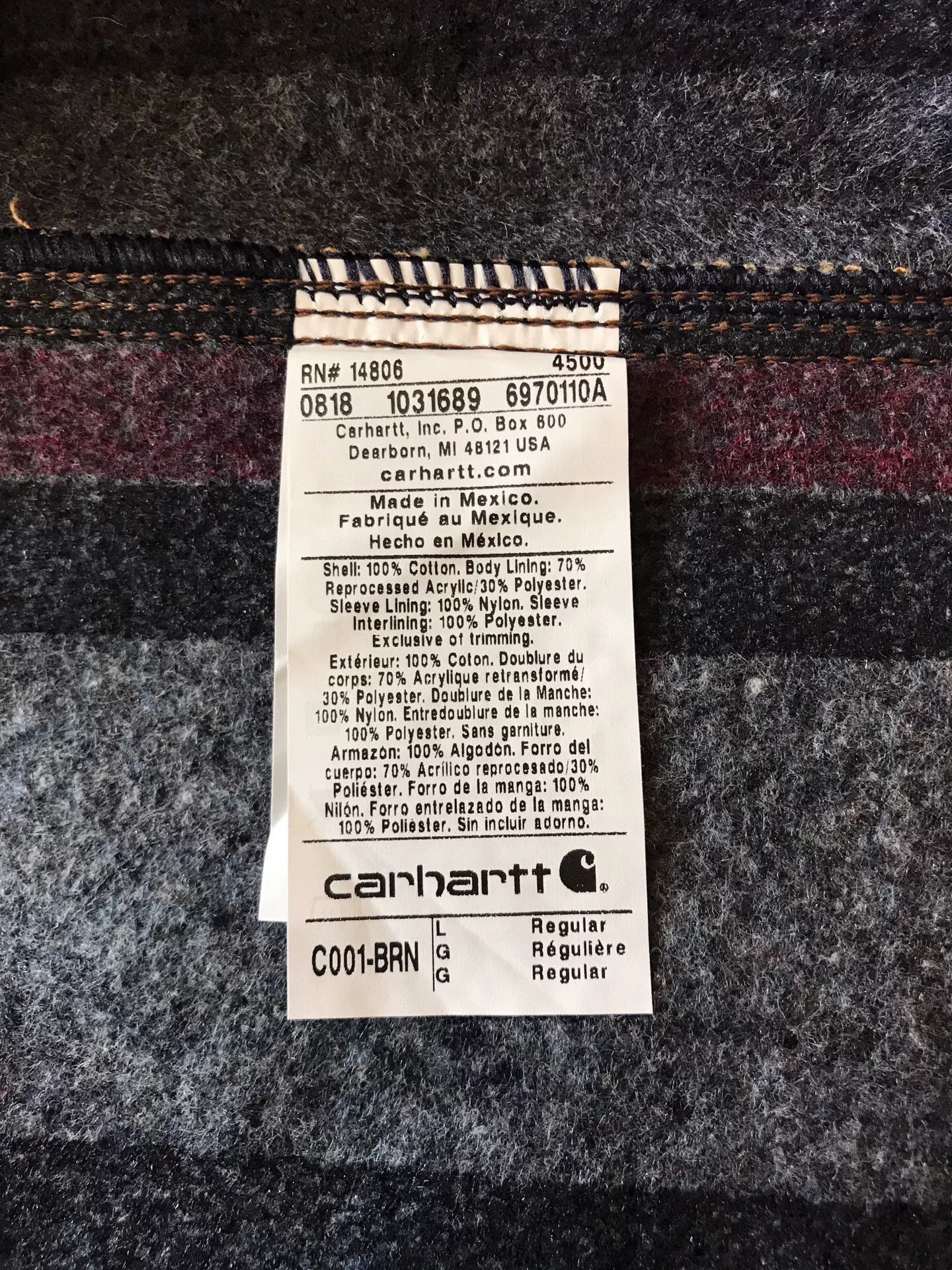 Carhartt Carhartt C001 Canvas Work Jacket Size US L / EU 52-54 / 3 - 9 Thumbnail