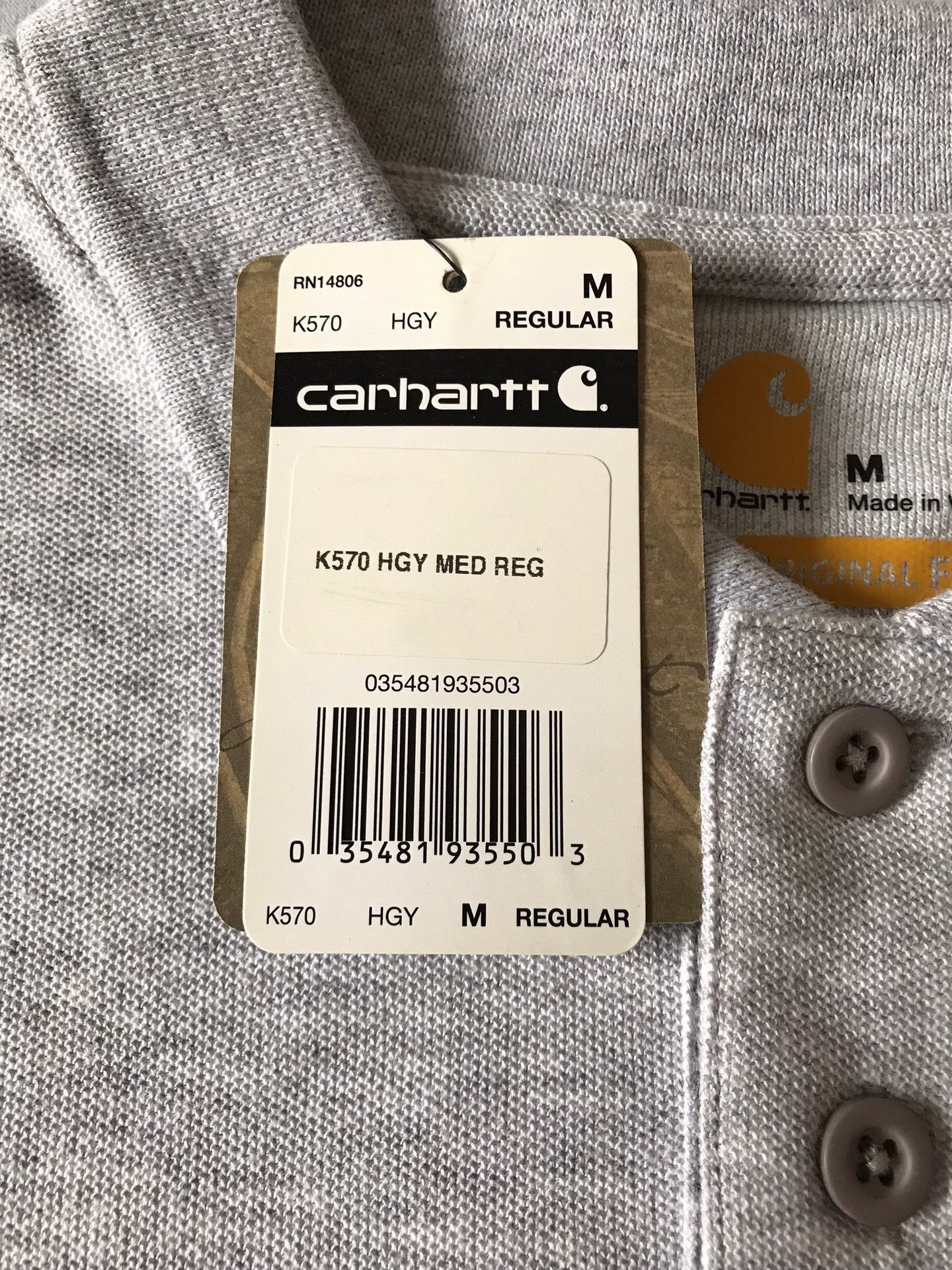 Carhartt Carhartt K570 Short Sleeve Polo Shirt Size US M / EU 48-50 / 2 - 7 Thumbnail