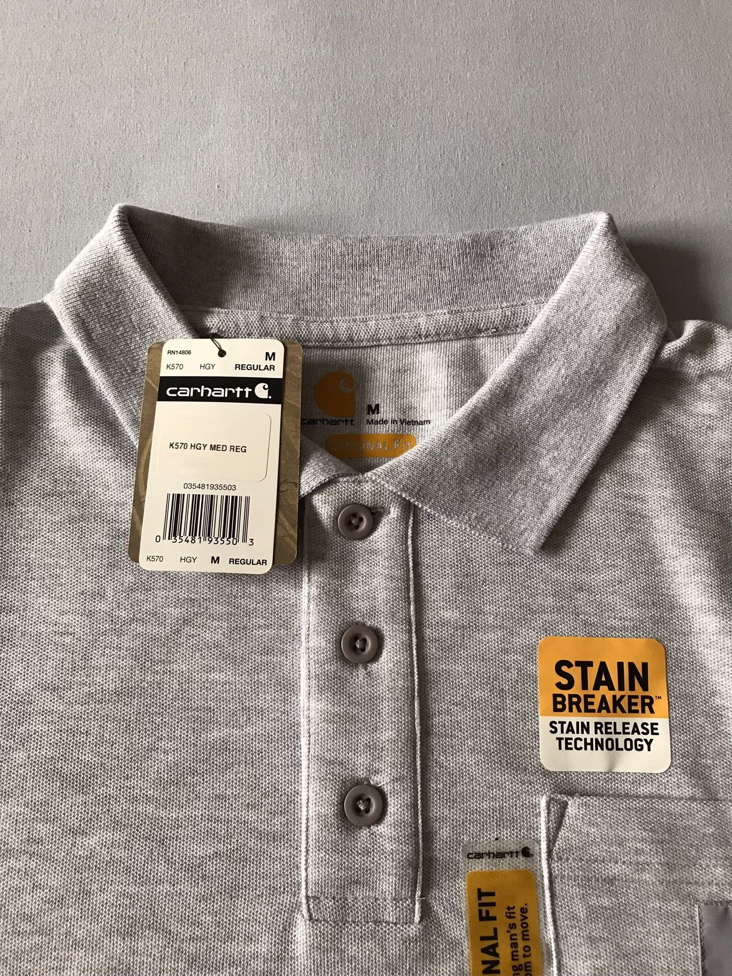 Carhartt Carhartt K570 Short Sleeve Polo Shirt Size US M / EU 48-50 / 2 - 3 Thumbnail