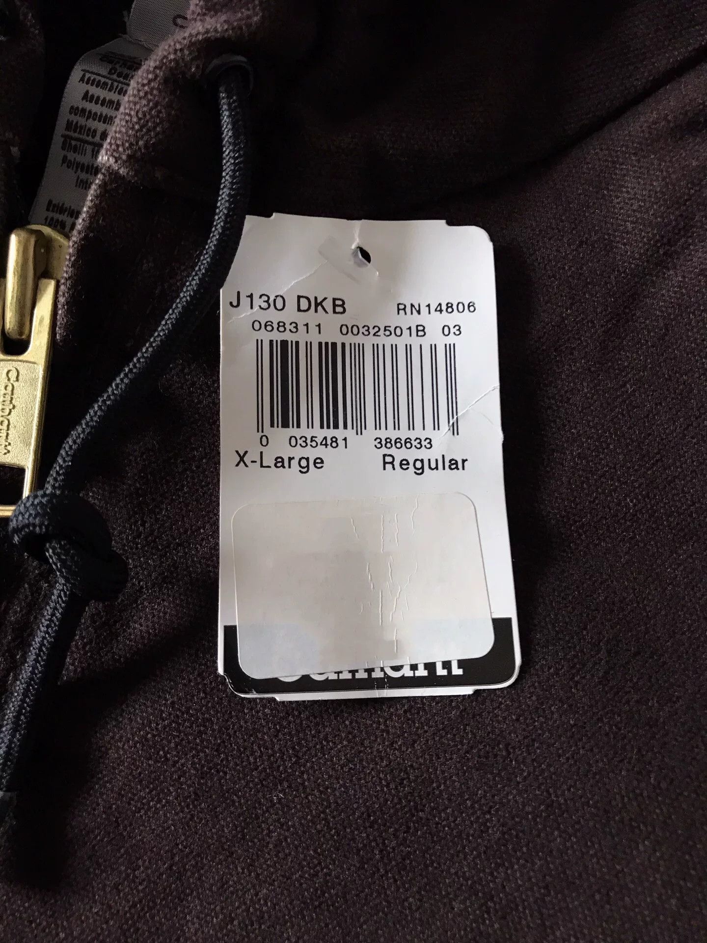 Carhartt Carhartt J130 Hooded Work Jacket Size US XL / EU 56 / 4 - 8 Thumbnail