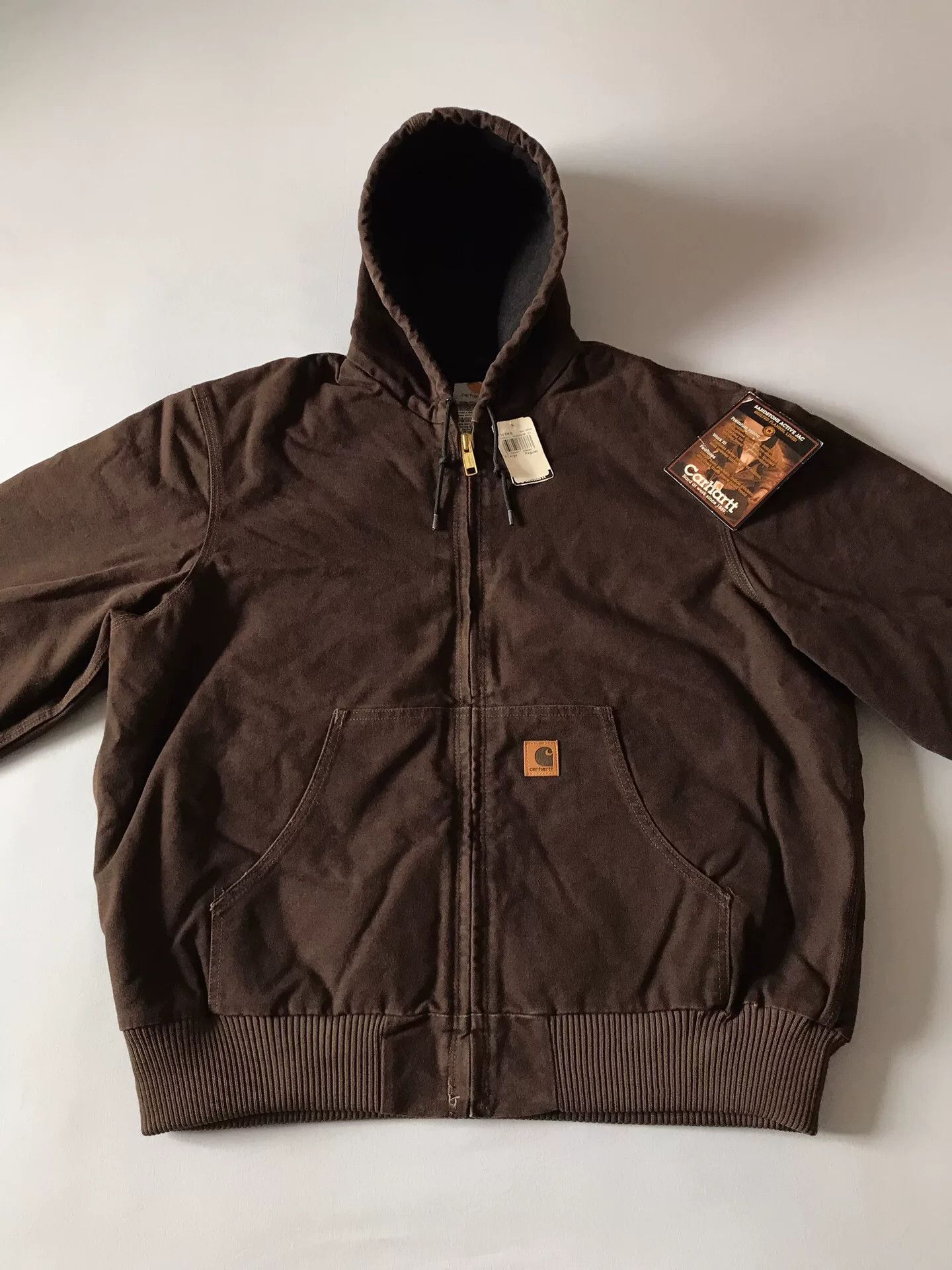 Carhartt Carhartt J130 Hooded Work Jacket Size US XL / EU 56 / 4 - 4 Thumbnail