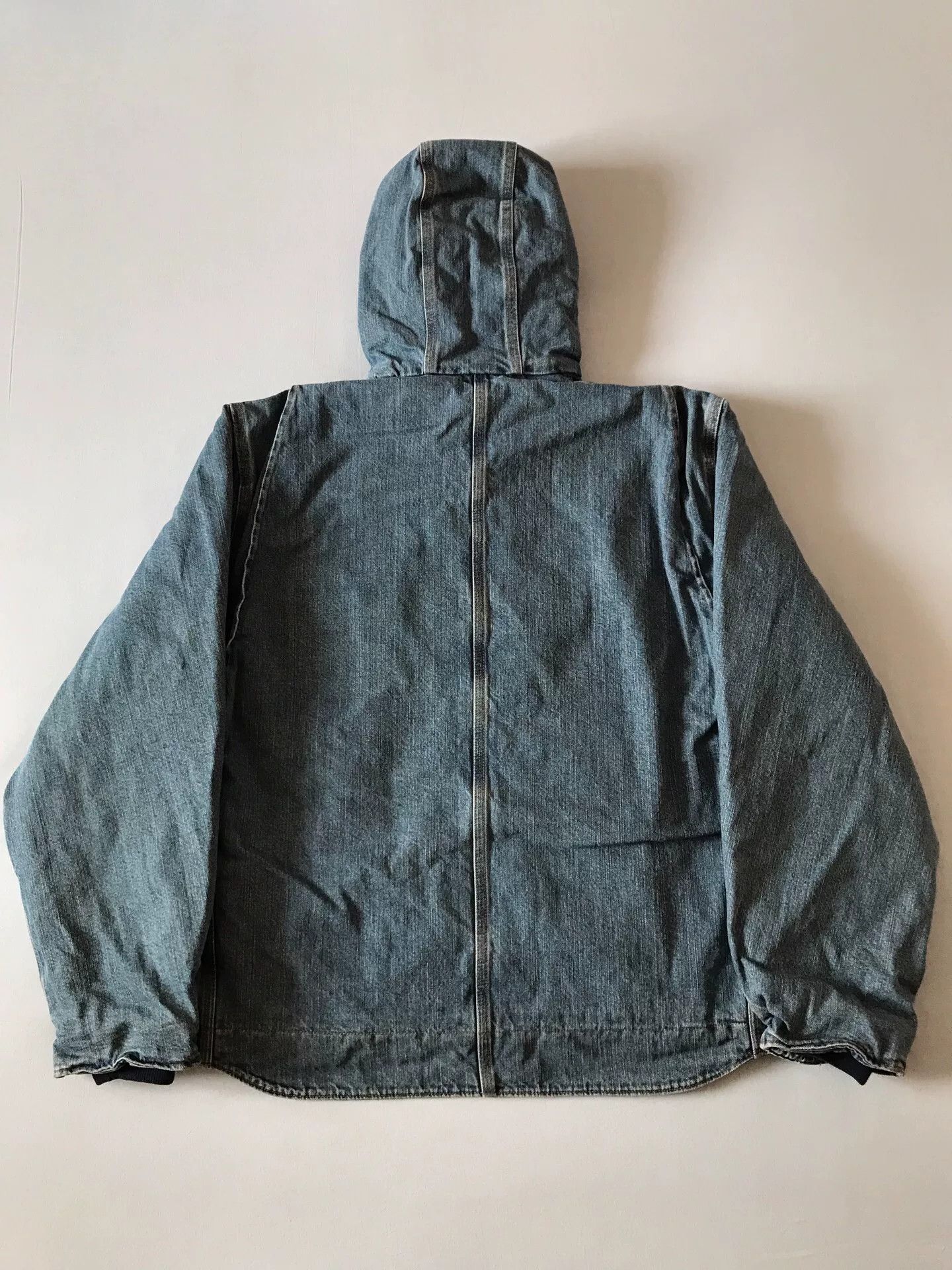 Carhartt Carhartt J239 Denim Hooded Jacket Size US XL / EU 56 / 4 - 2 Thumbnail
