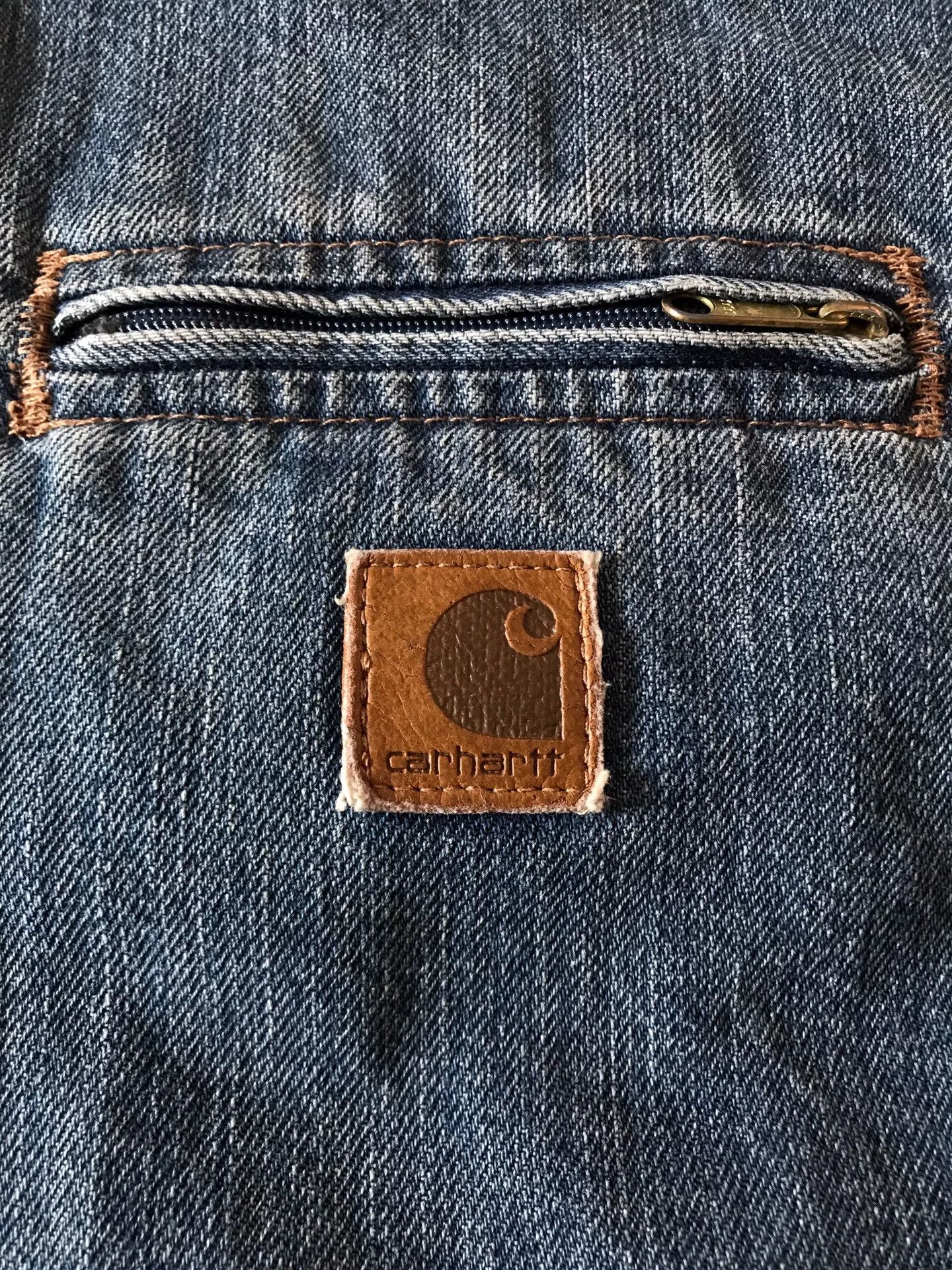 Carhartt Carhartt J239 Denim Hooded Jacket Size US XL / EU 56 / 4 - 7 Thumbnail