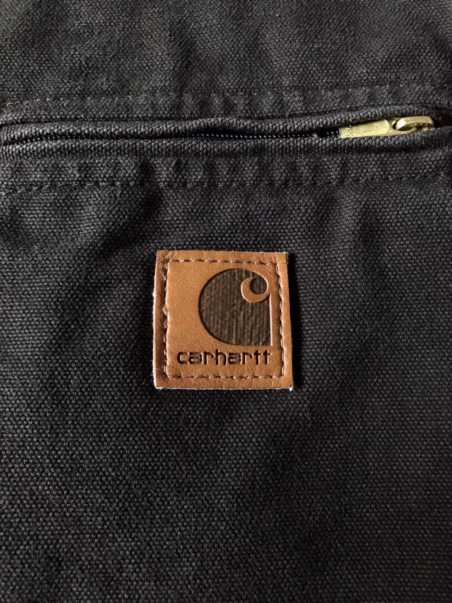 Carhartt Carhartt J141 Hooded Canvas Work Jacket Size US XL / EU 56 / 4 - 5 Thumbnail
