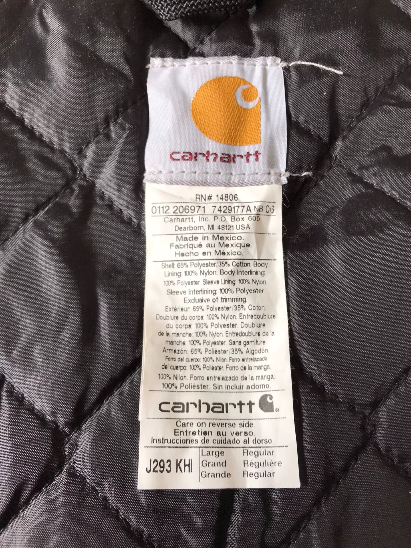 Carhartt Carhartt J293 Khaki Work Jacket Size US L / EU 52-54 / 3 - 9 Thumbnail