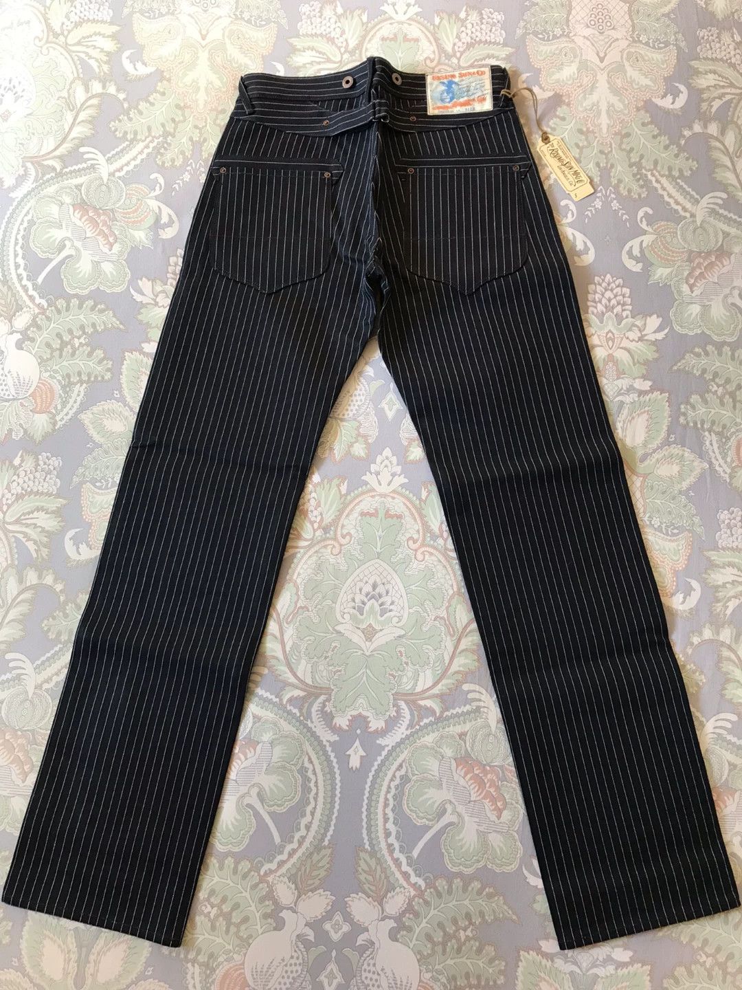 Rising Sun & Co. Rising Sun Indigo Striped Work Pants Size US 29 - 3 Thumbnail