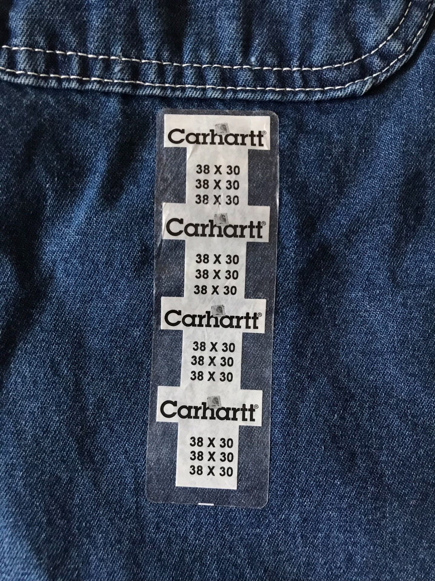 Carhartt Carhartt R07 W38L30 Denim Overalls Size US 38 / EU 54 - 8 Thumbnail